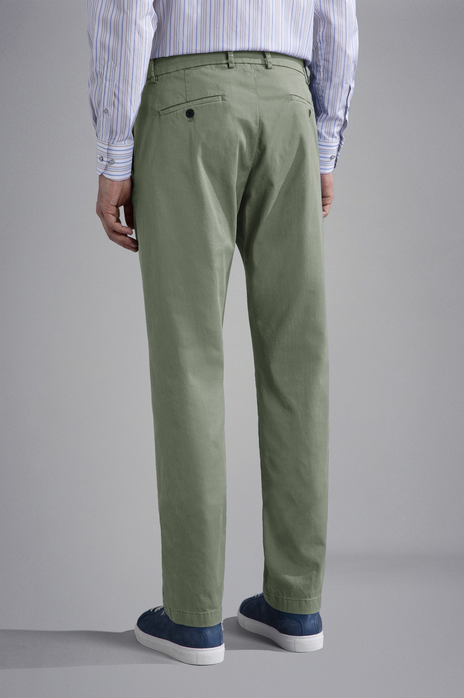 CHINO COTTON STRETCH CHINO TROUSERS - 3