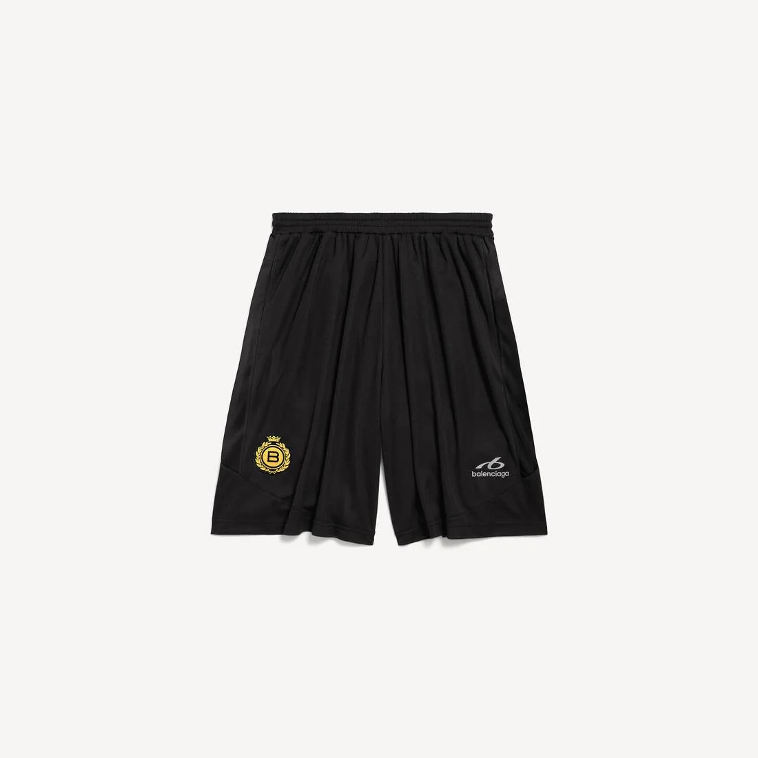 Men's Soccer Baggy Shorts in Black - 1