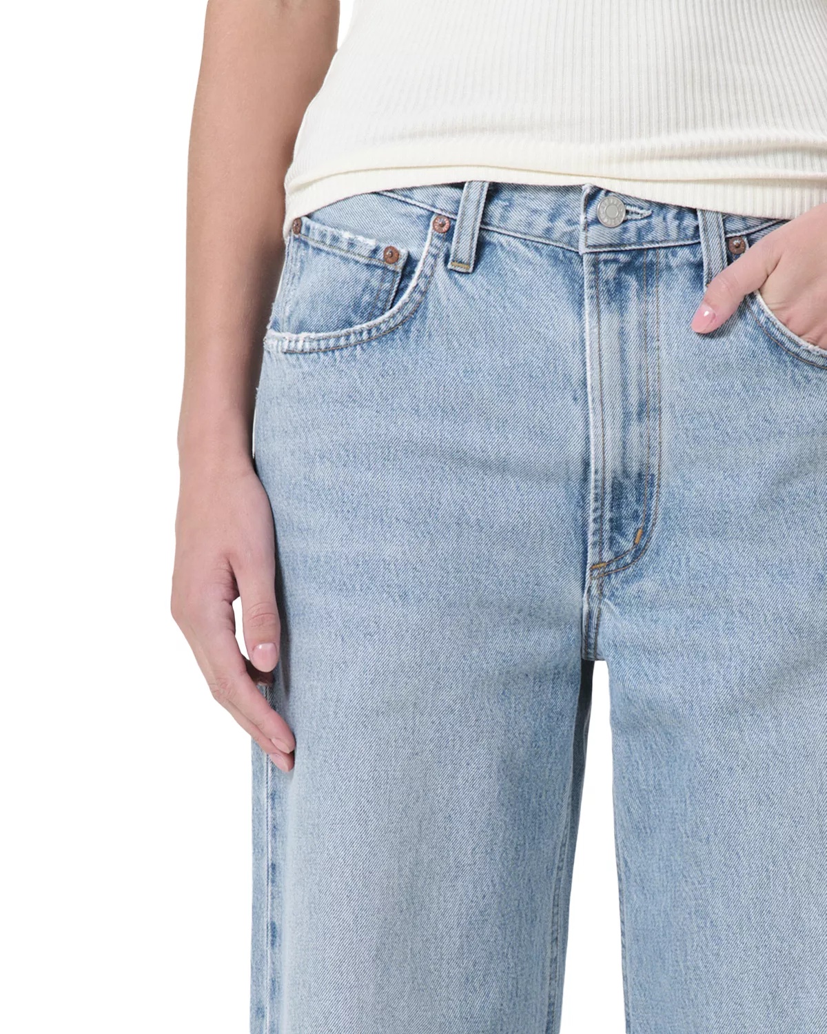 Low Curve Mid Rise Jeans in Force - 5