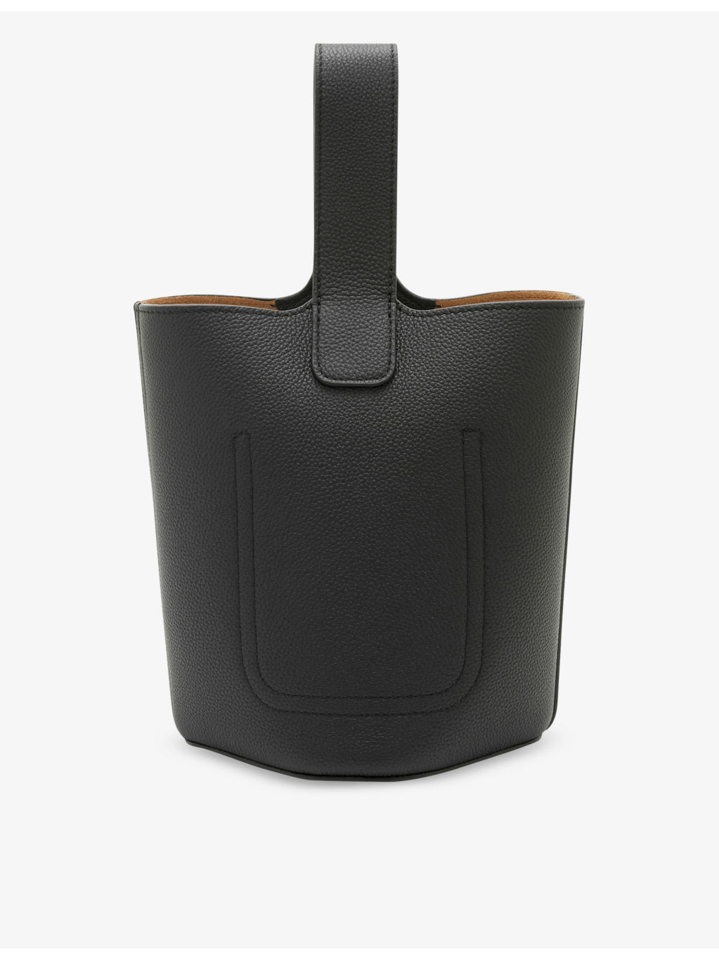 Pebble mini leather bucket bag - 5