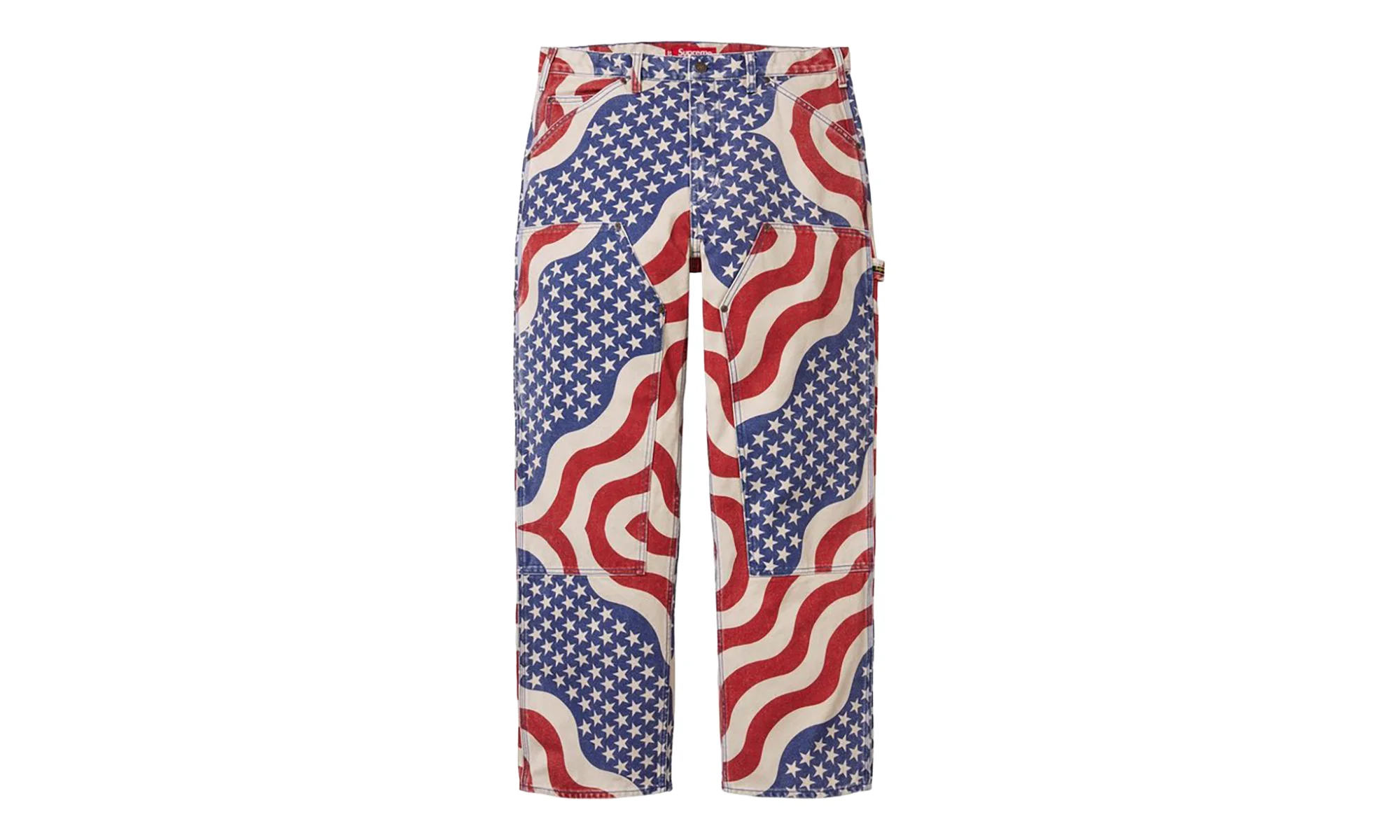 Supreme Flag Double Knee Painter Pants 