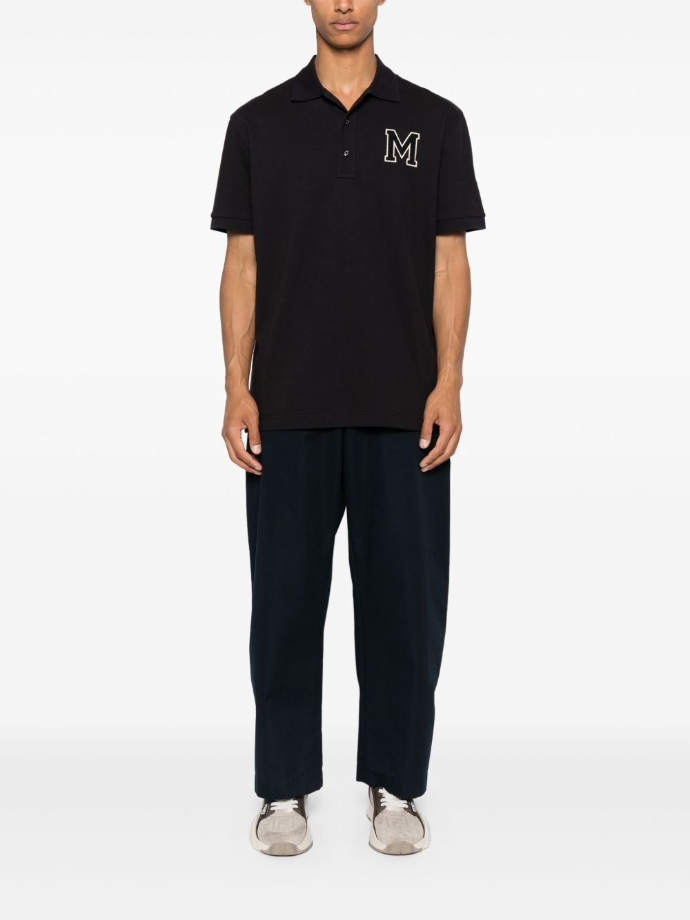 M-embroidered polo shirt - 2