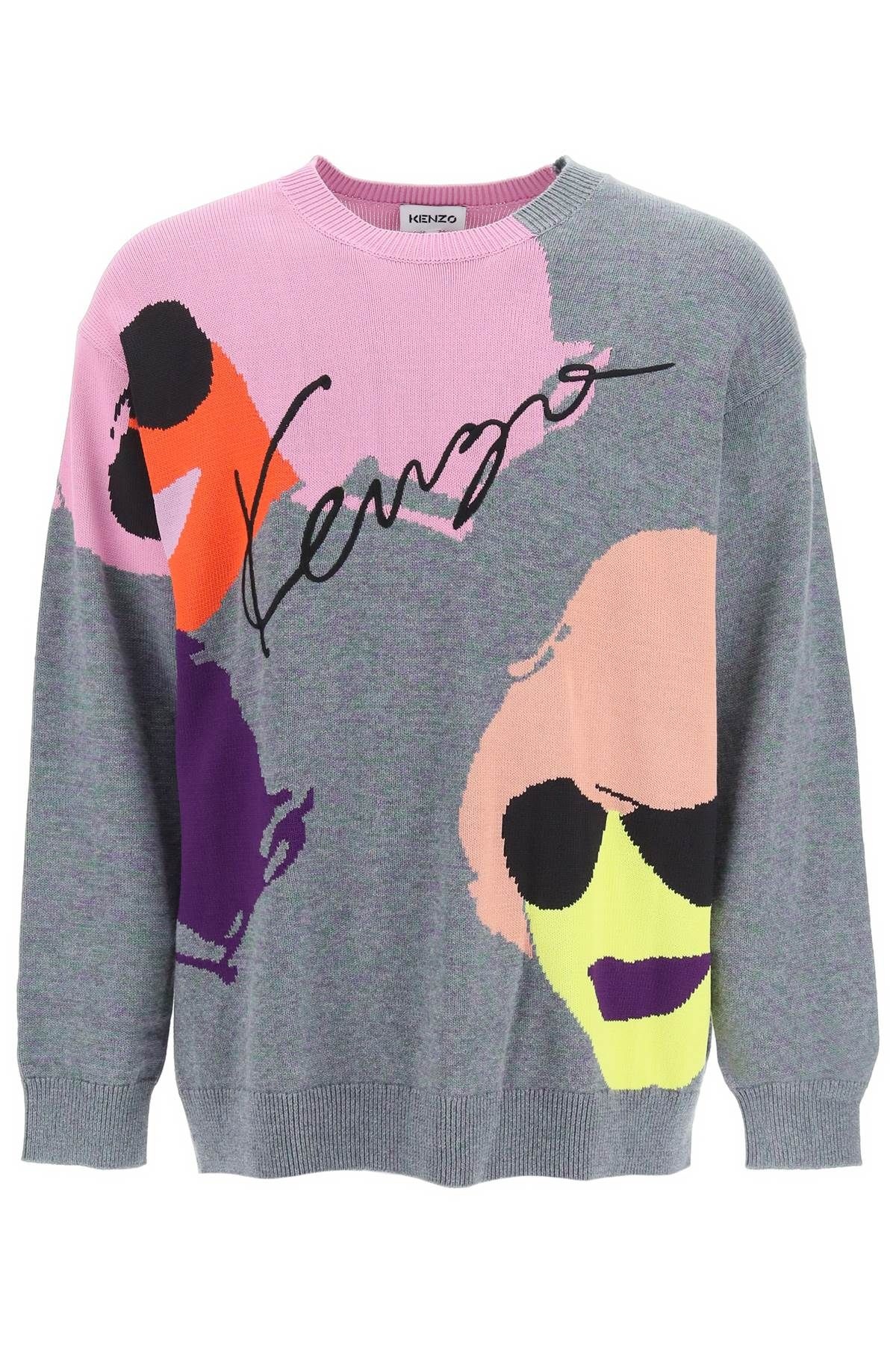 KENZO TRIBUTE OVERSIZED SWEATER - 1