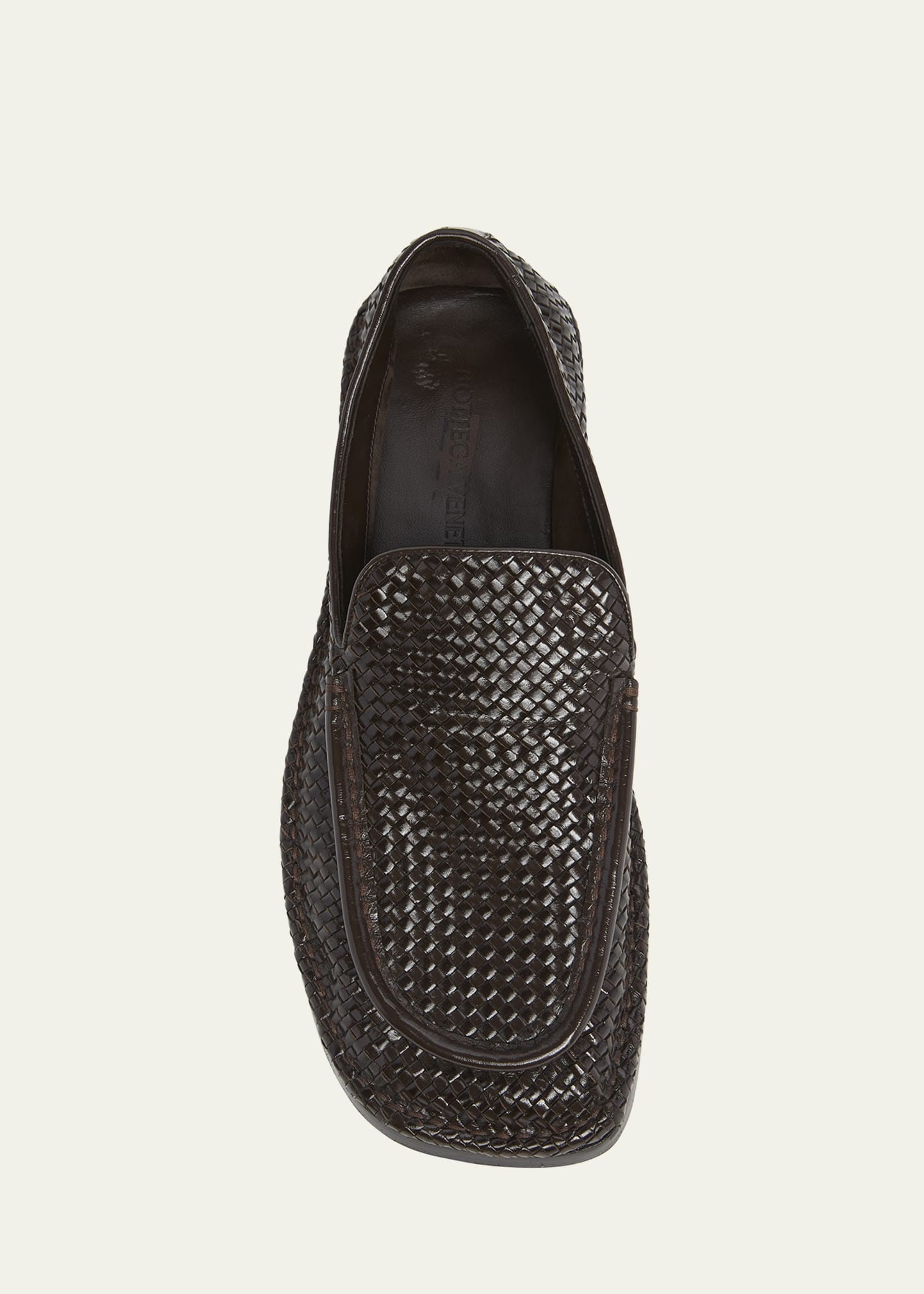 Men's Daddy Intrecciato Leather Loafers - 5