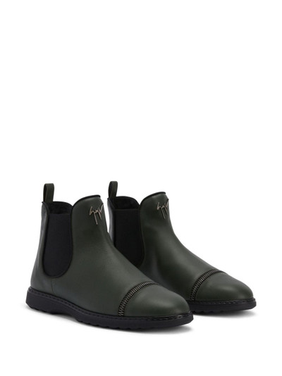 Giuseppe Zanotti Waylen leather ankle boots outlook