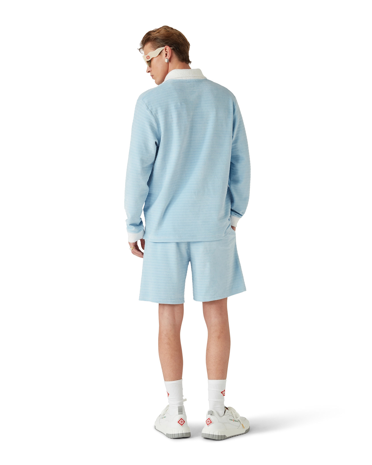 Velour Stripe Shorts | Casablanca Paris - 3