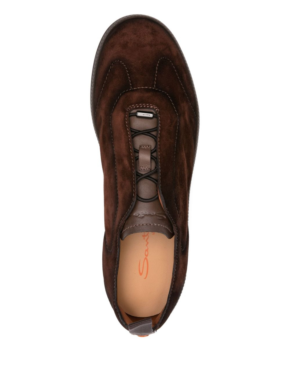 suede-leather sneakers - 4