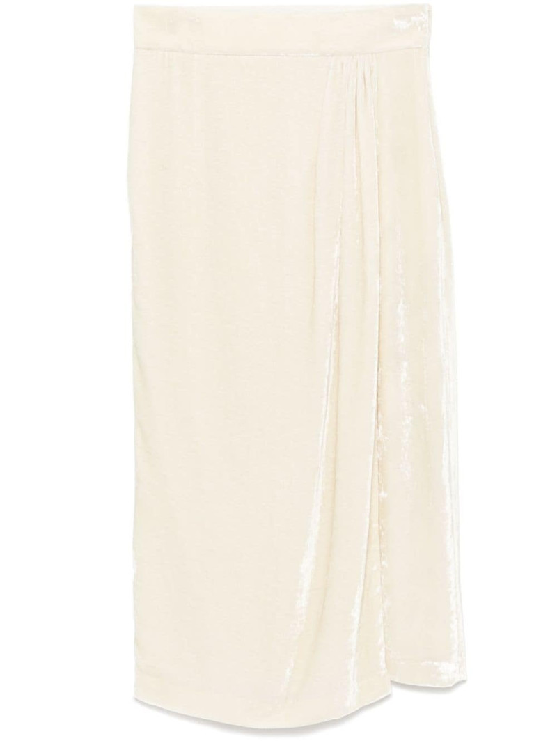 velvet midi skirt 1