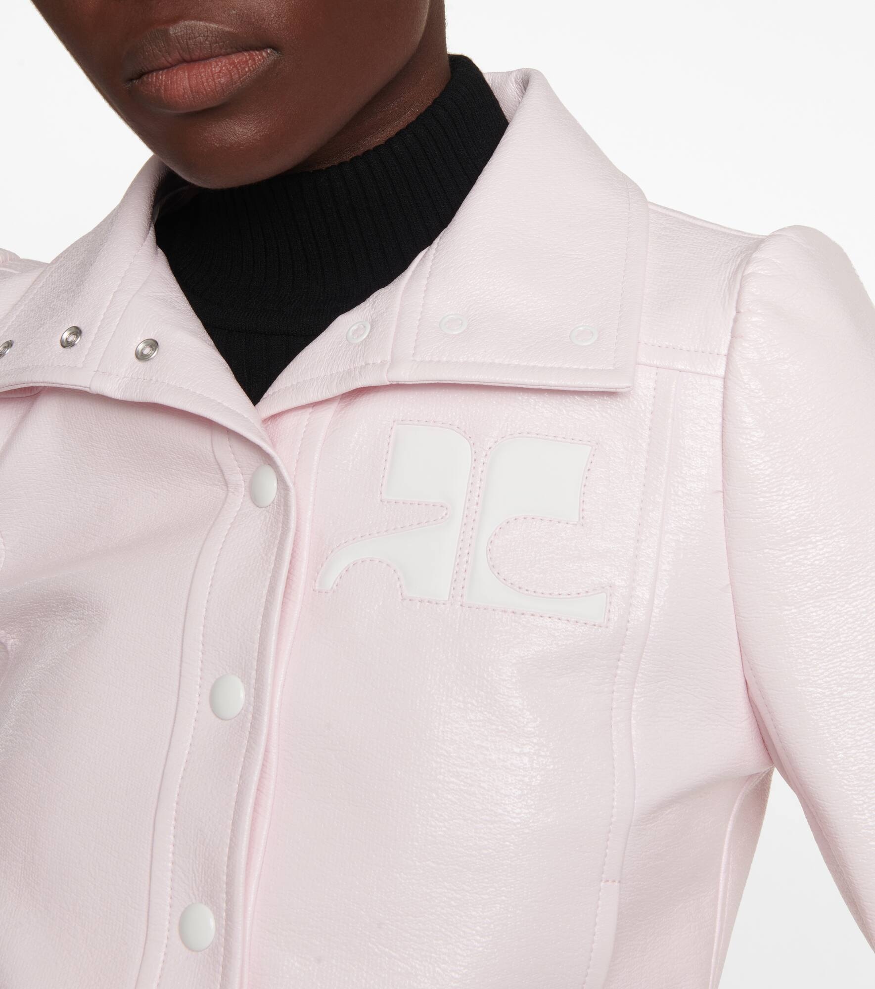 Coated cotton crop jacket - 4