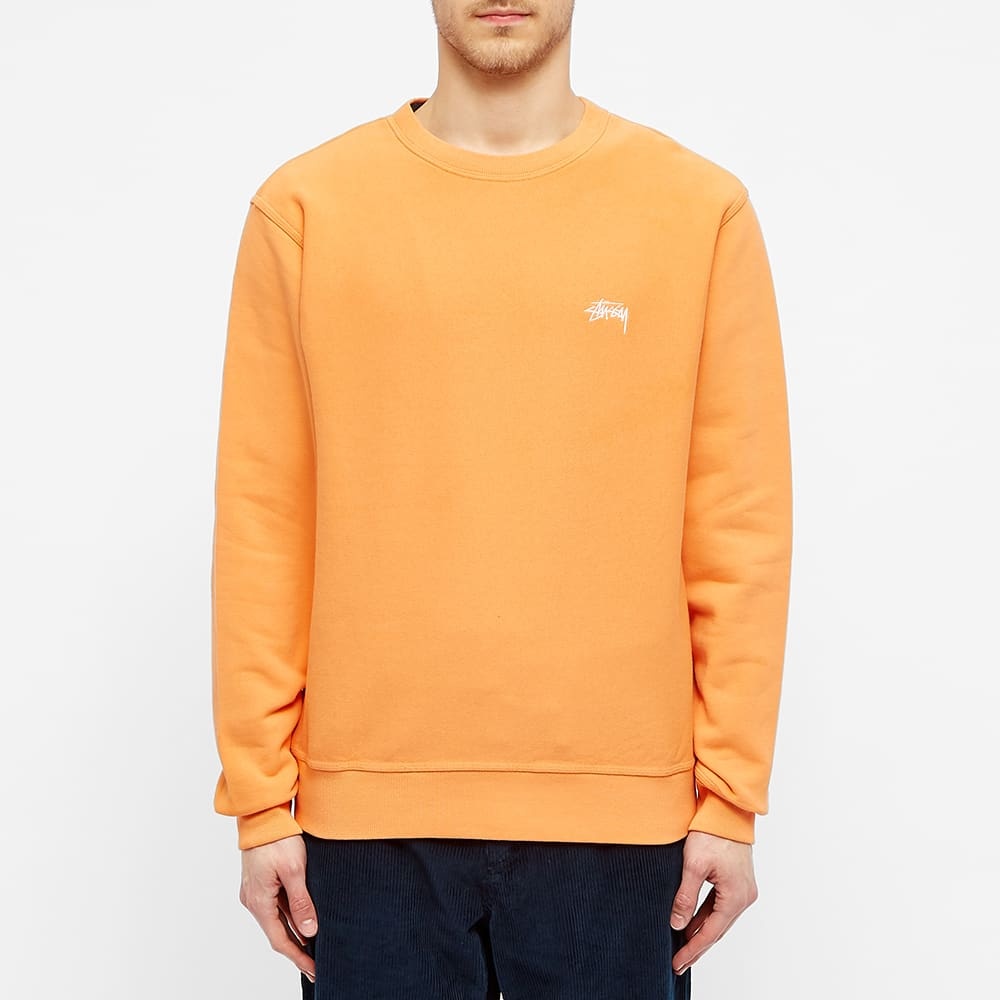 Stussy Stock Logo Crew Sweat - 3