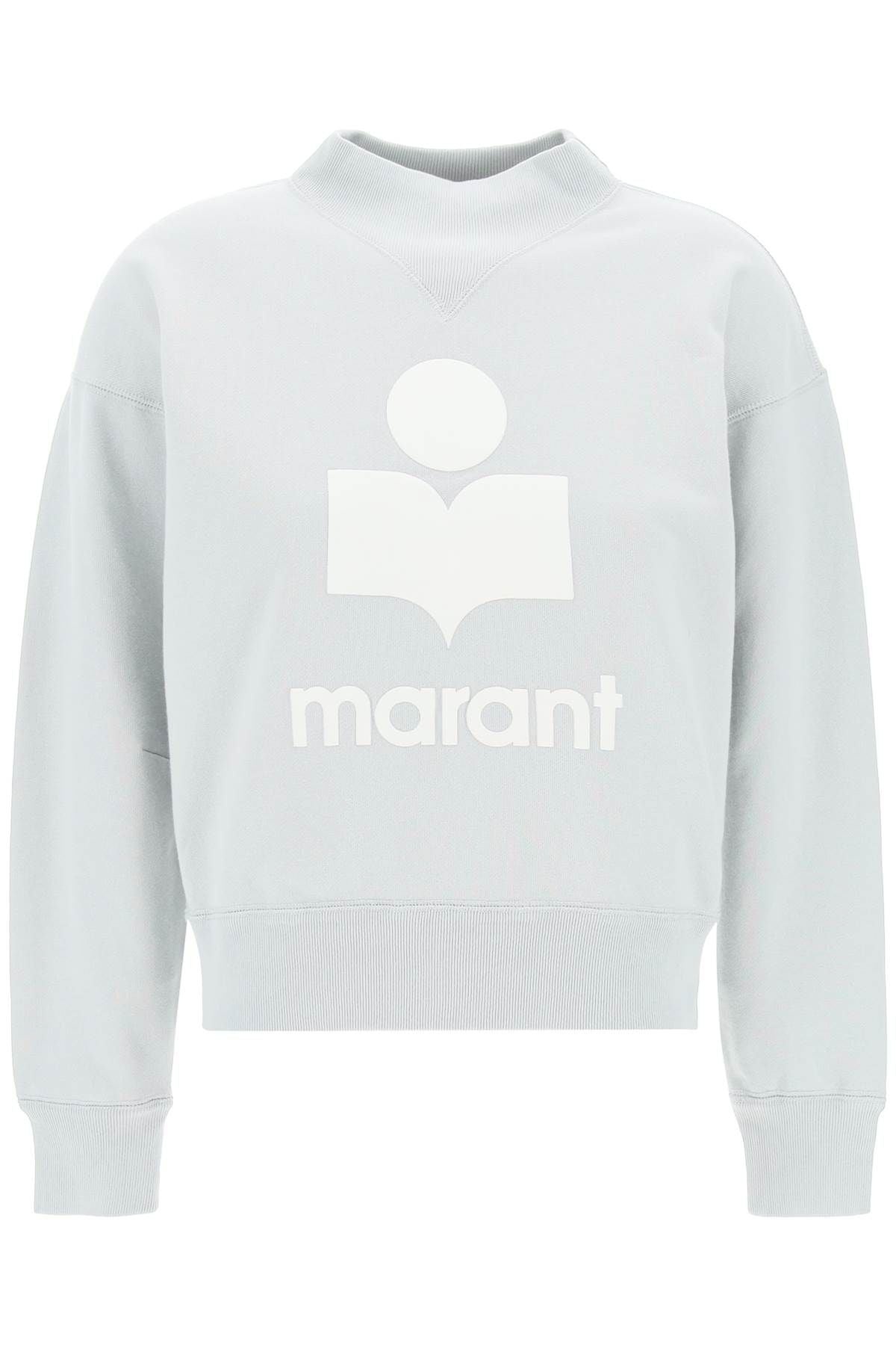 MOBY SWEATSHIRT WITH FLOCKED LOGO - 1