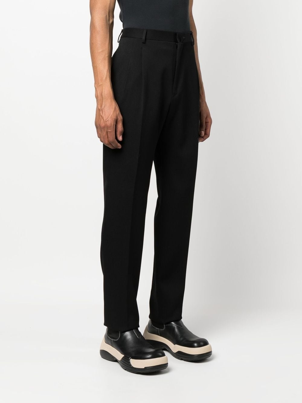 straight-leg tailored trousers - 3