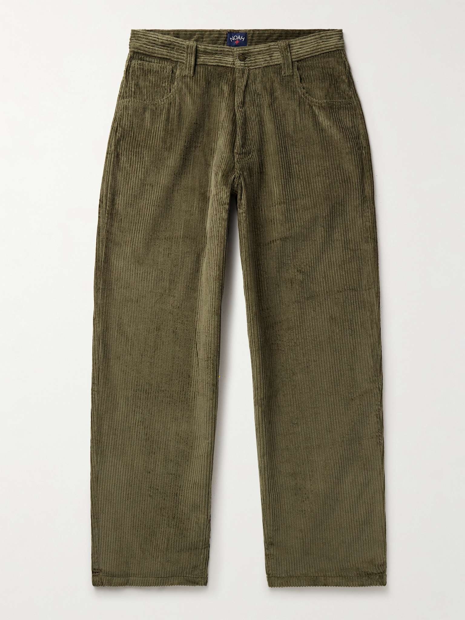Straight-Leg Cotton-Corduroy Trousers - 1