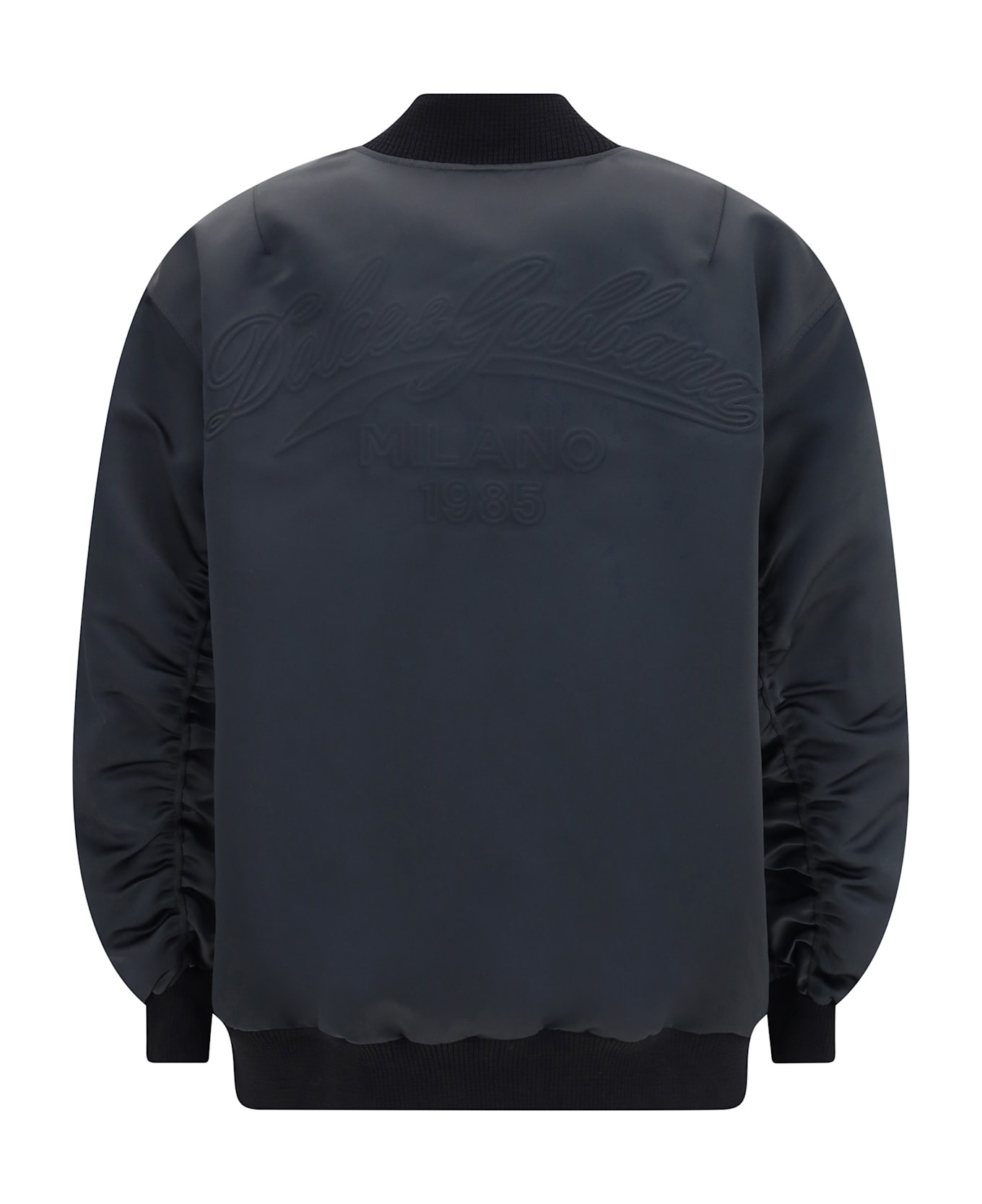 Oversized Jacket With Embossed Print - 2