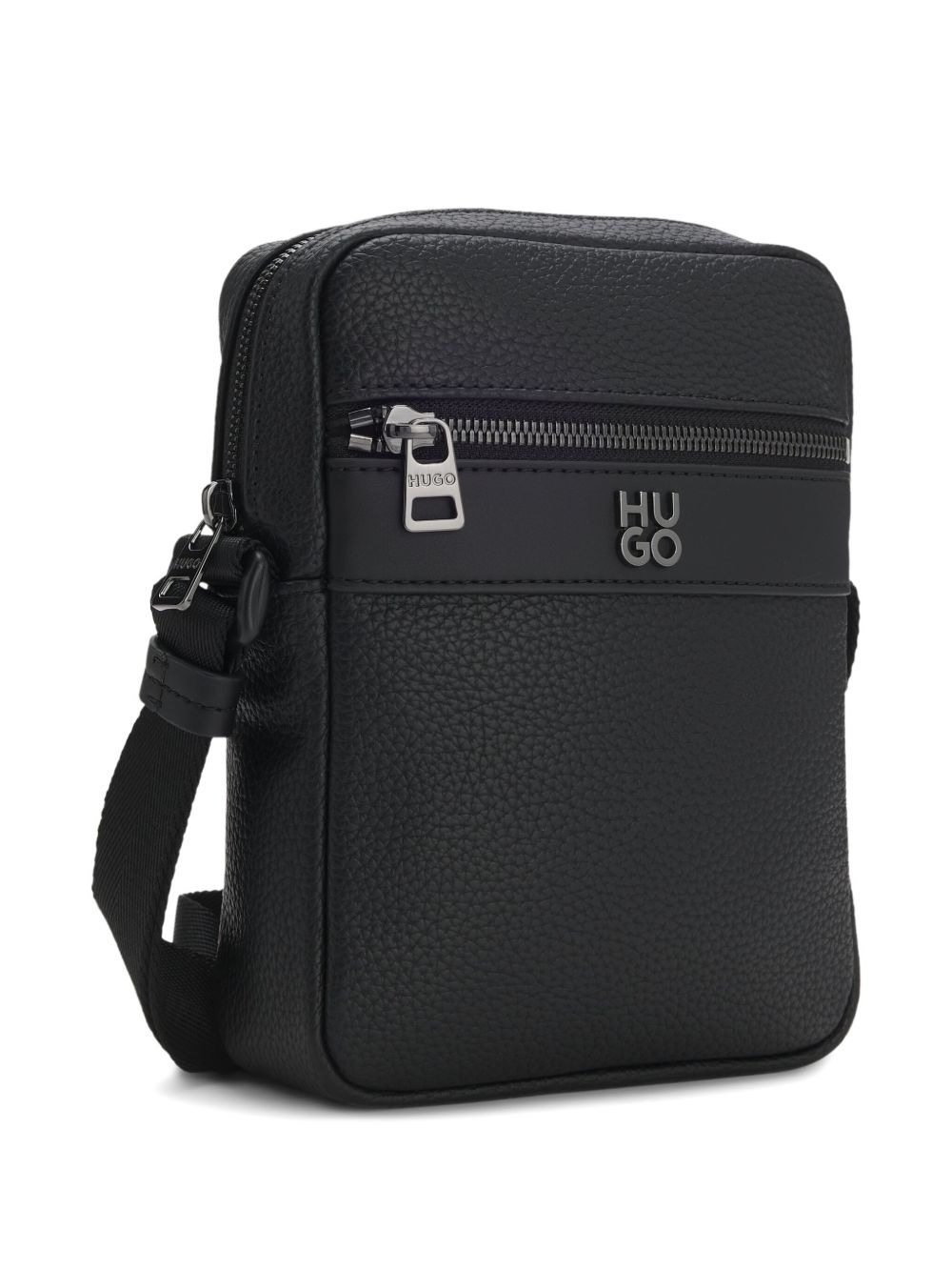 logo-plaque messenger bag - 3