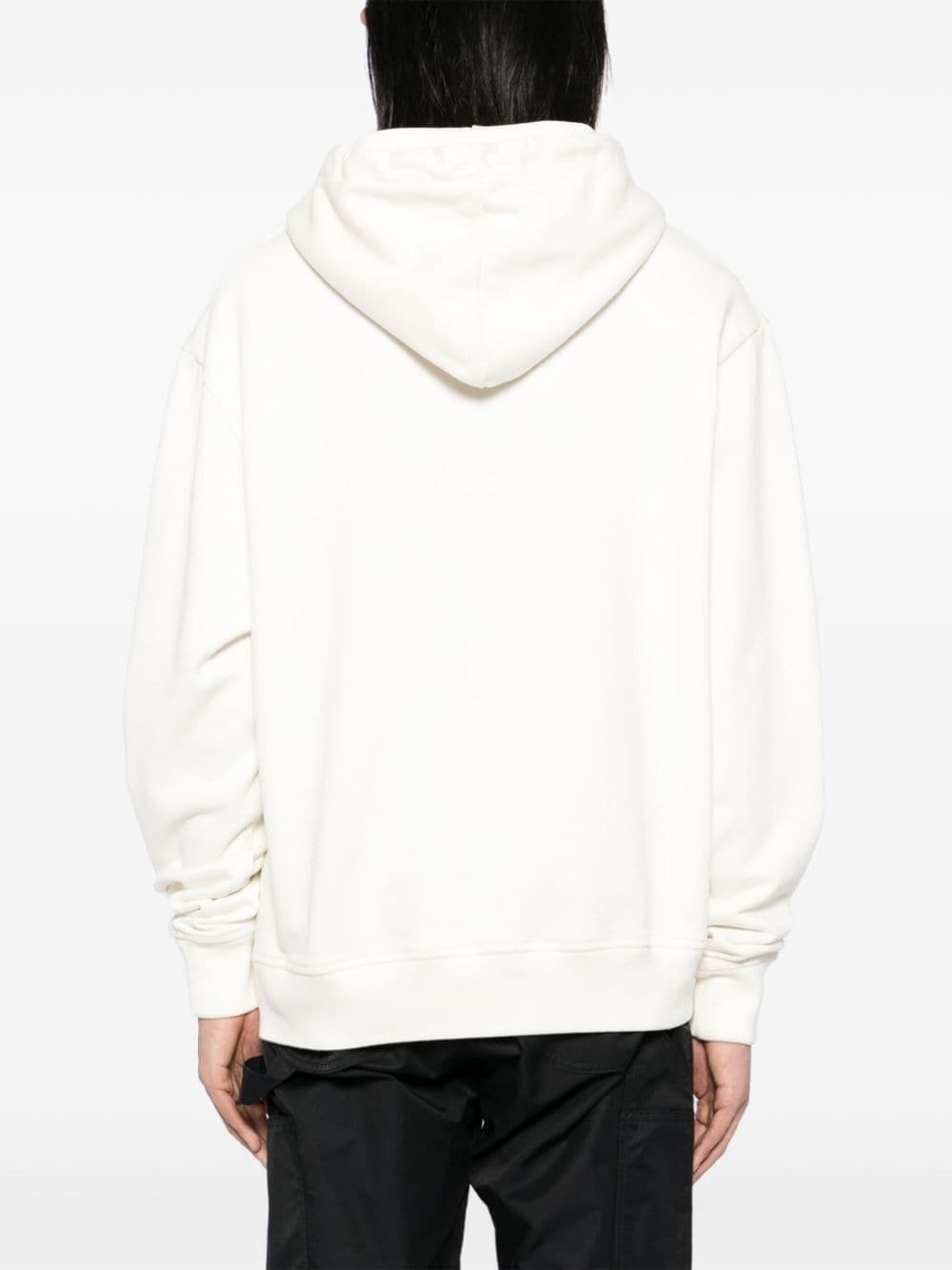 logo-embroidered hoodie - 4
