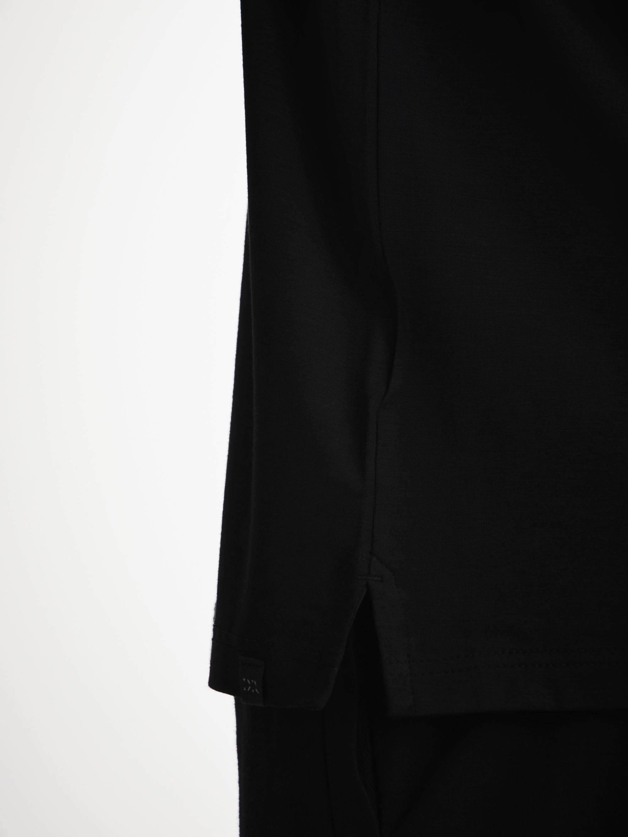 Men's Pullover Hoodie Basel Micro Modal Stretch Black - 7