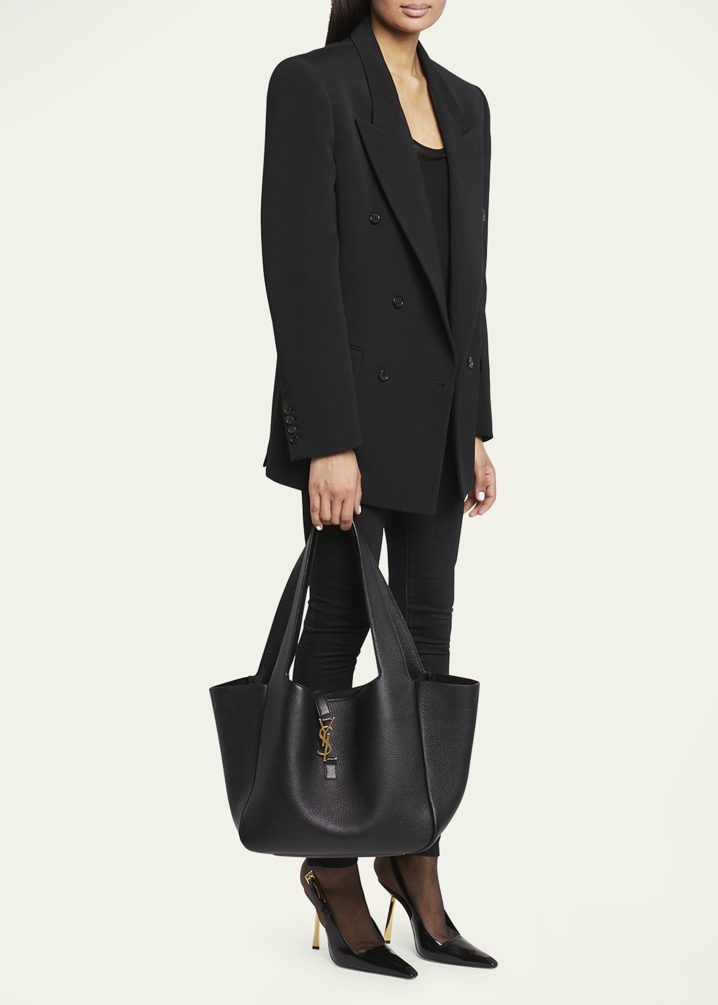Bea Cabas YSL Tote Bag in Supple Leather - 5