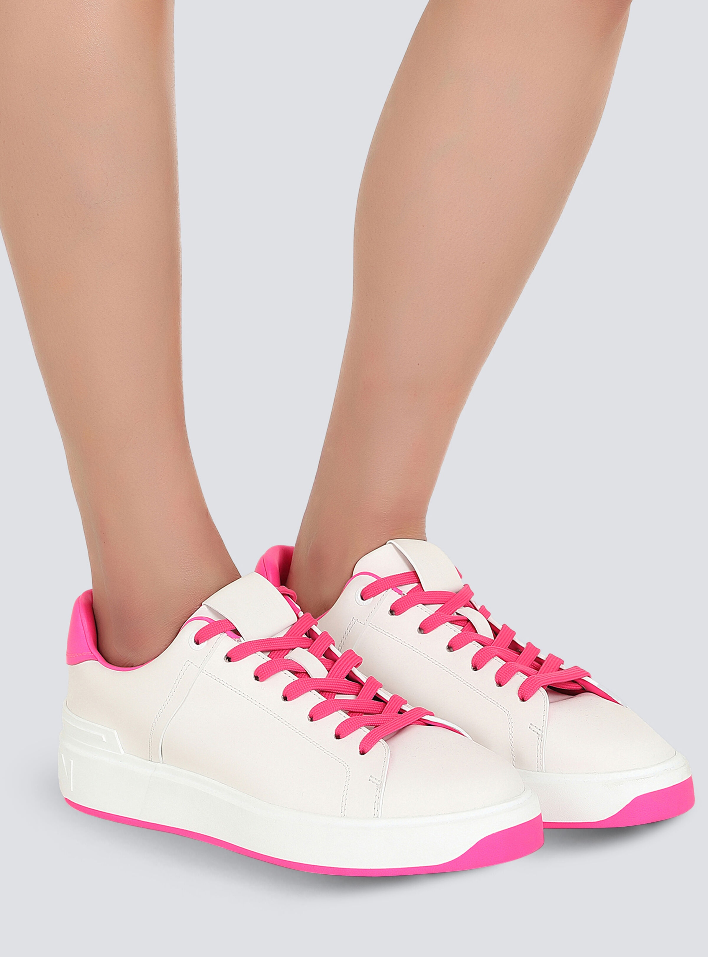 Leather B-Court sneakers - 8