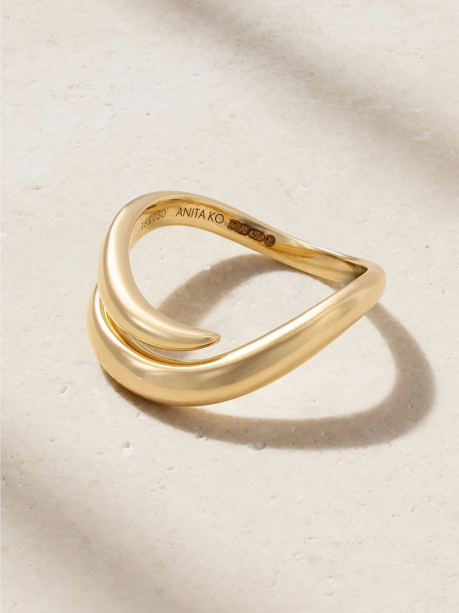 Zara 18-karat gold ring Gold - 1