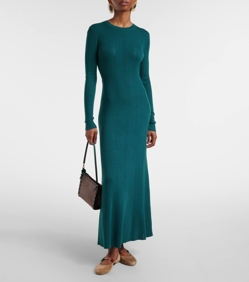 Gianvito Rossi Shanti embellished suede ballet flats outlook