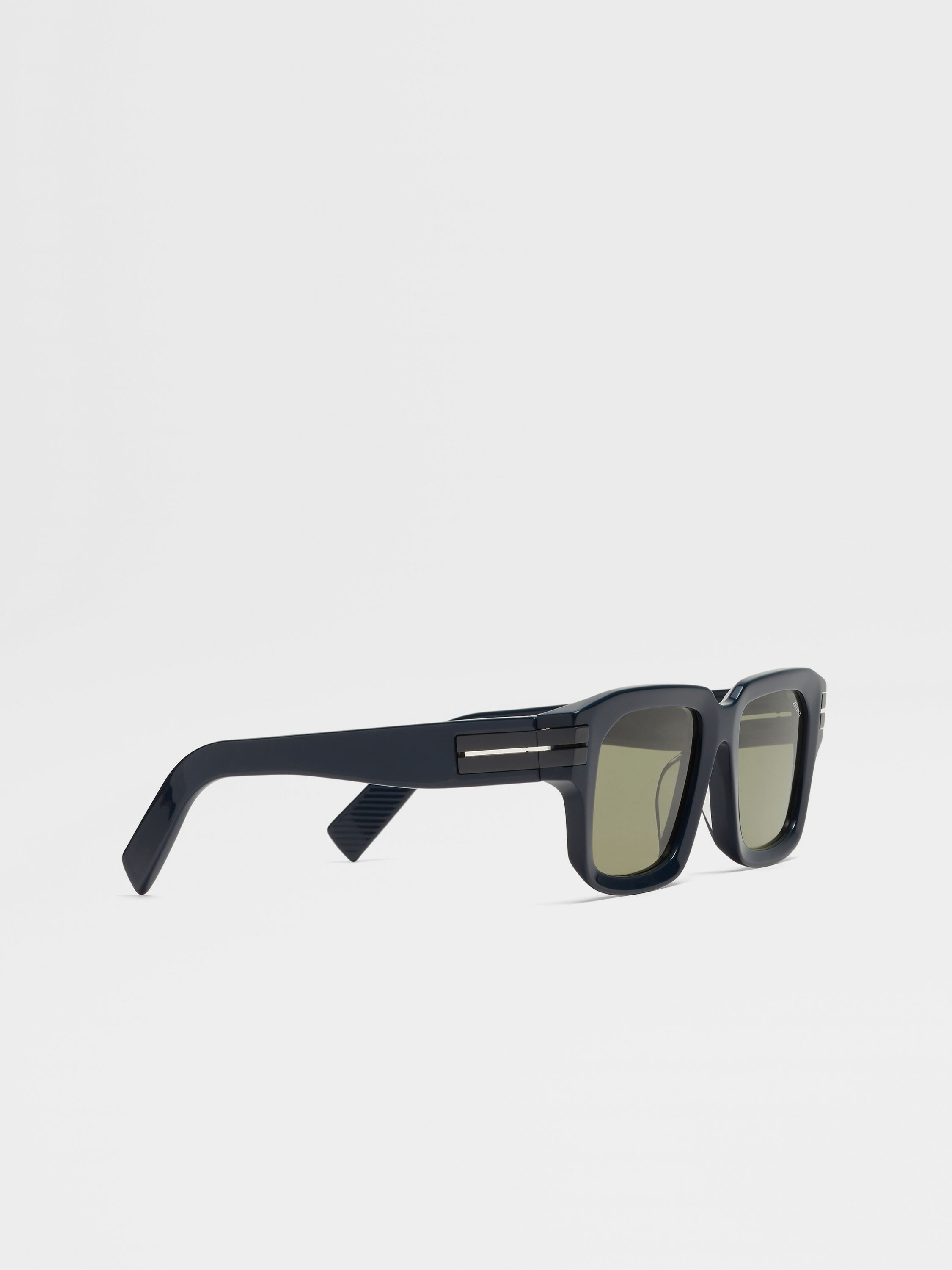 BLUE ACETATE SUNGLASSES - 3