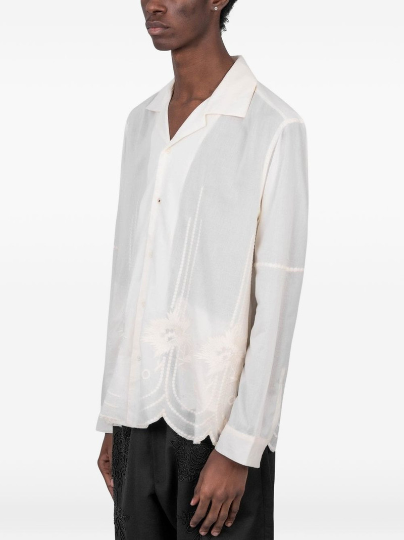 baziszt floral-embroidered shirt outlook