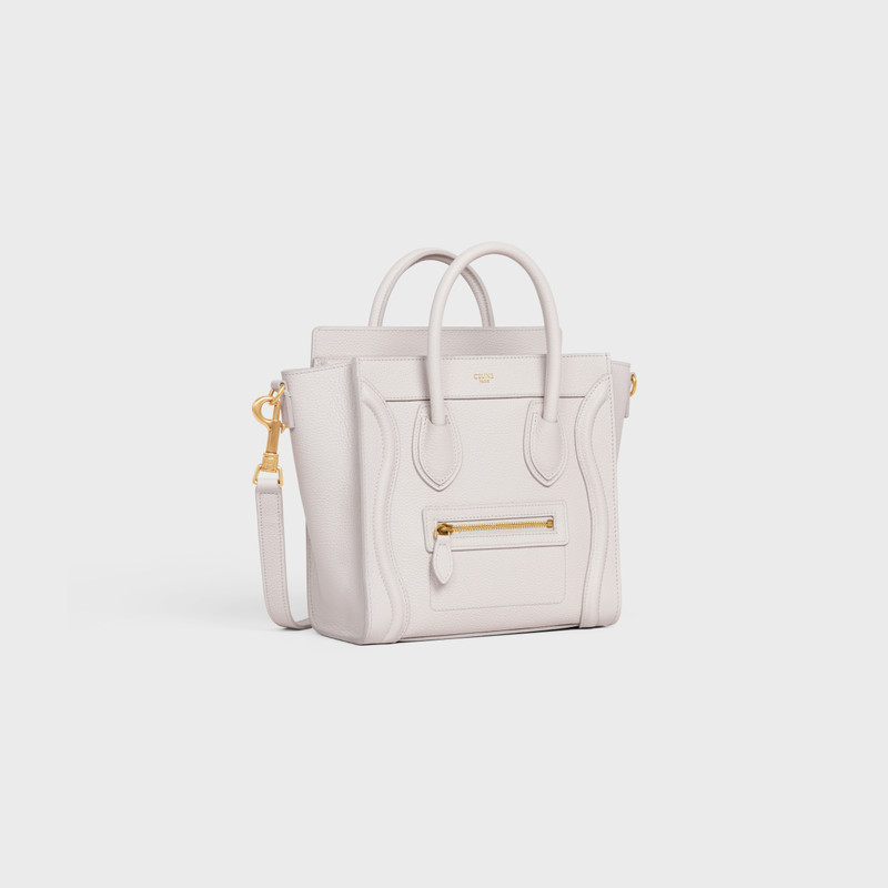 CELINE Nano Luggage bag in drummed calfskin outlook