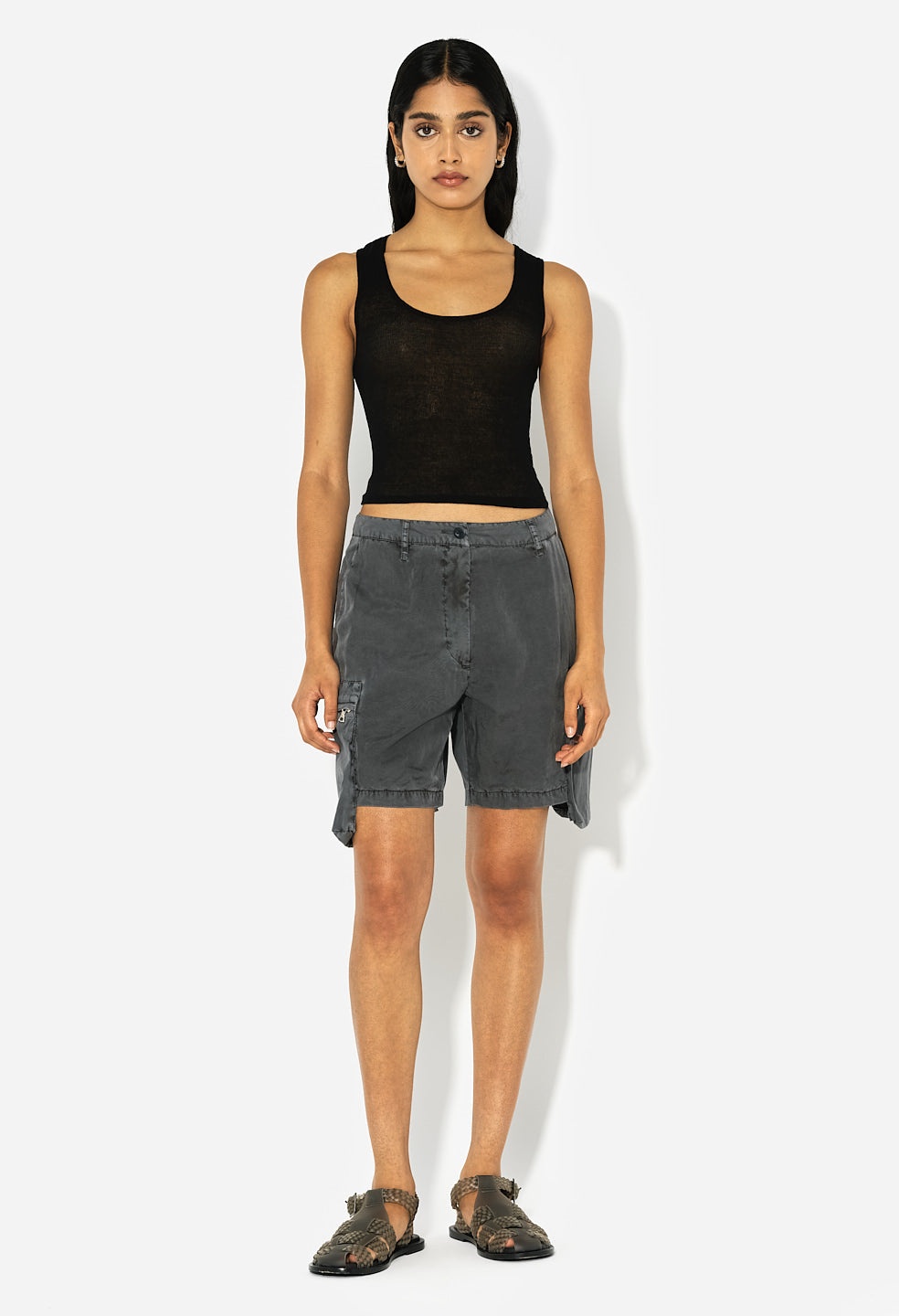 PANELED UTILITY SHORT - 2