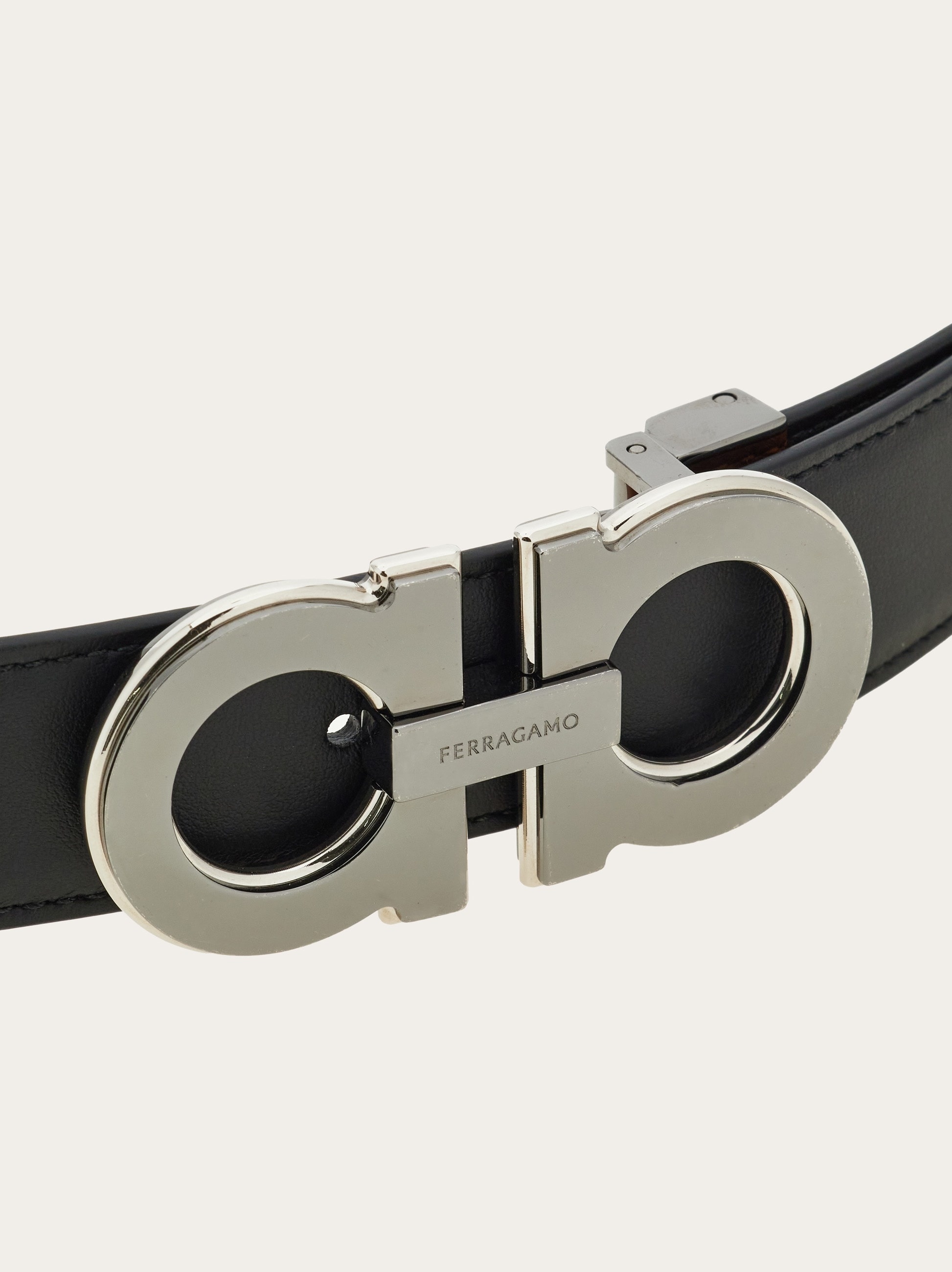 Reversible and adjustable Gancini belt - 5
