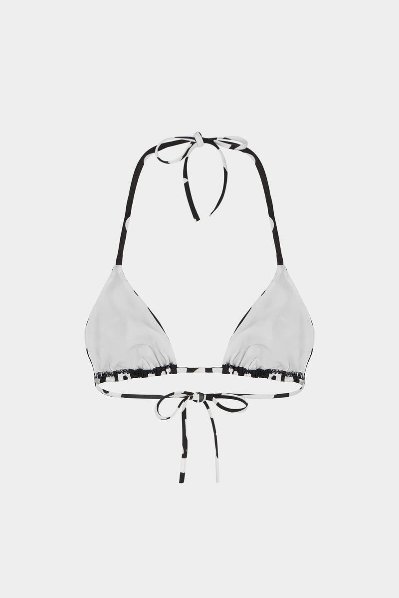 DSQUARED2 D2 POP 80'S BIKINI TRIANGLE TOP outlook