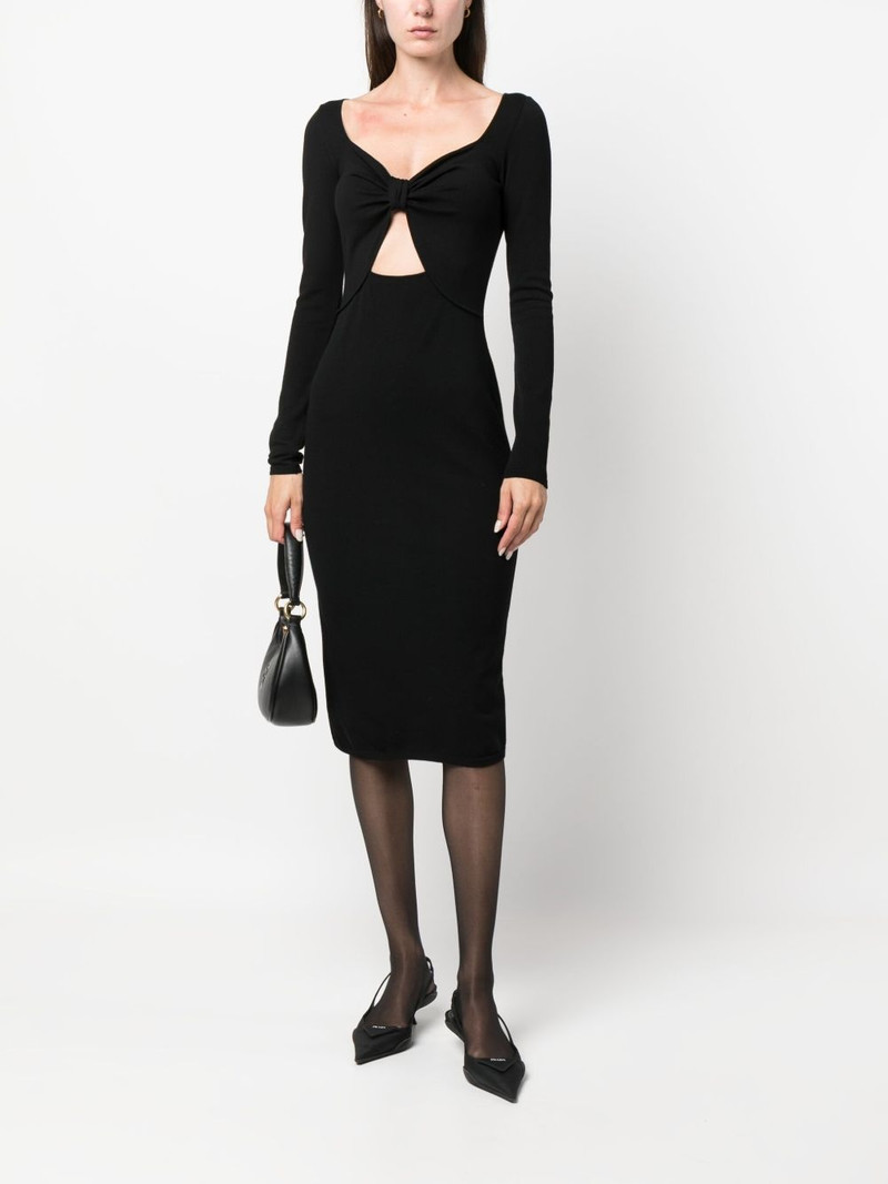 GIAMBATTISTA VALLI cut-out midi dress outlook