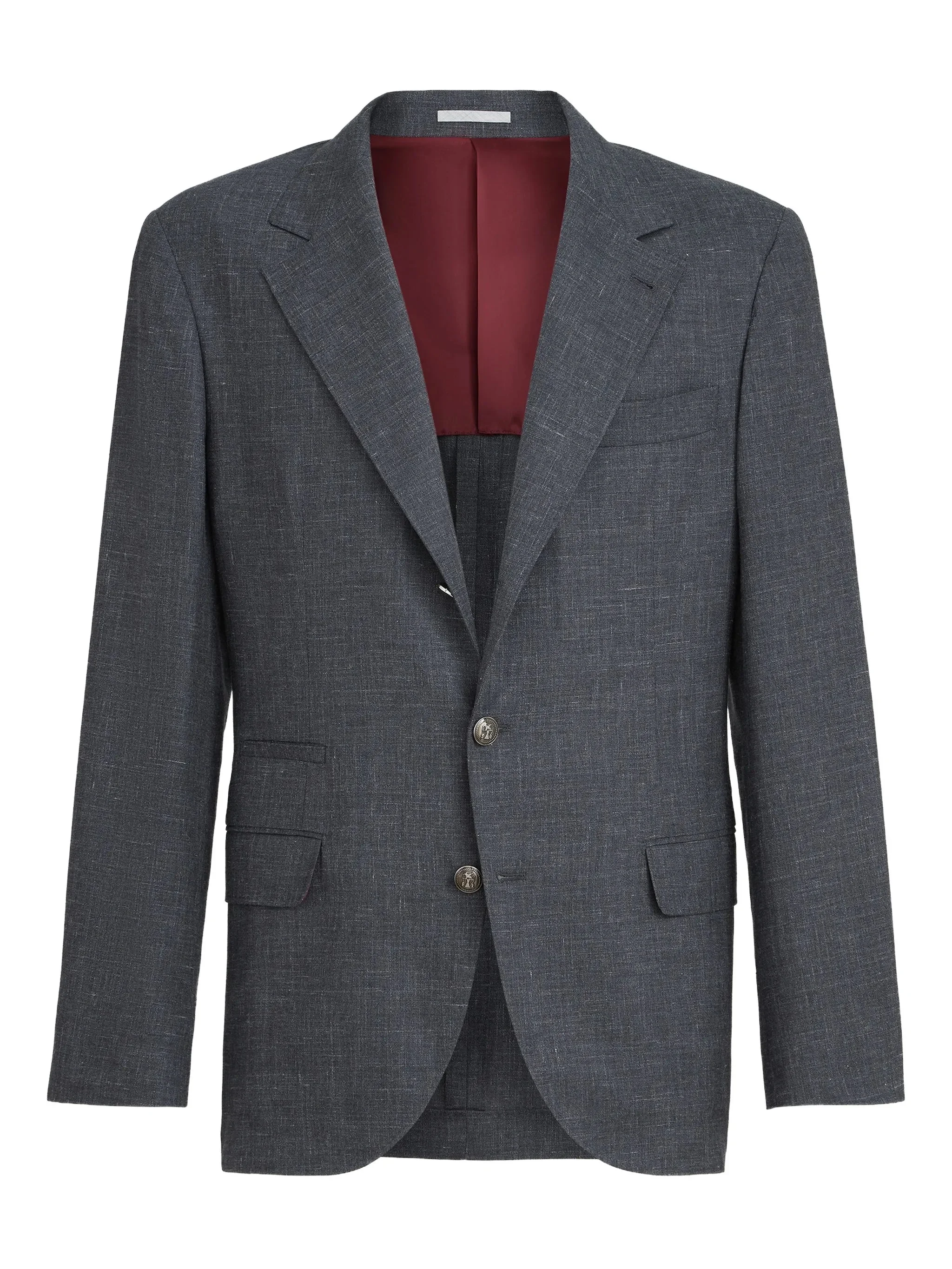 Brunello Cucinelli Slubbed Buttons Blazer - 1