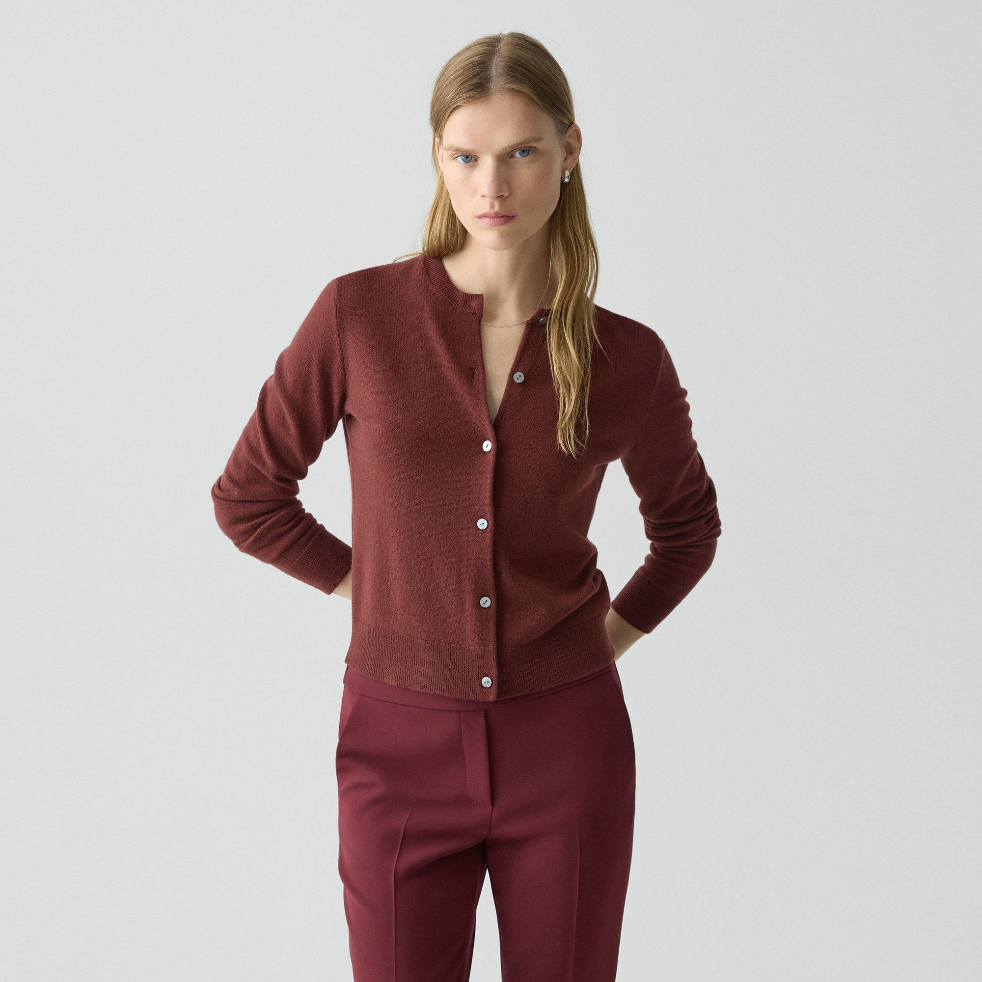 Crewneck Cardigan in Cashmere - 2