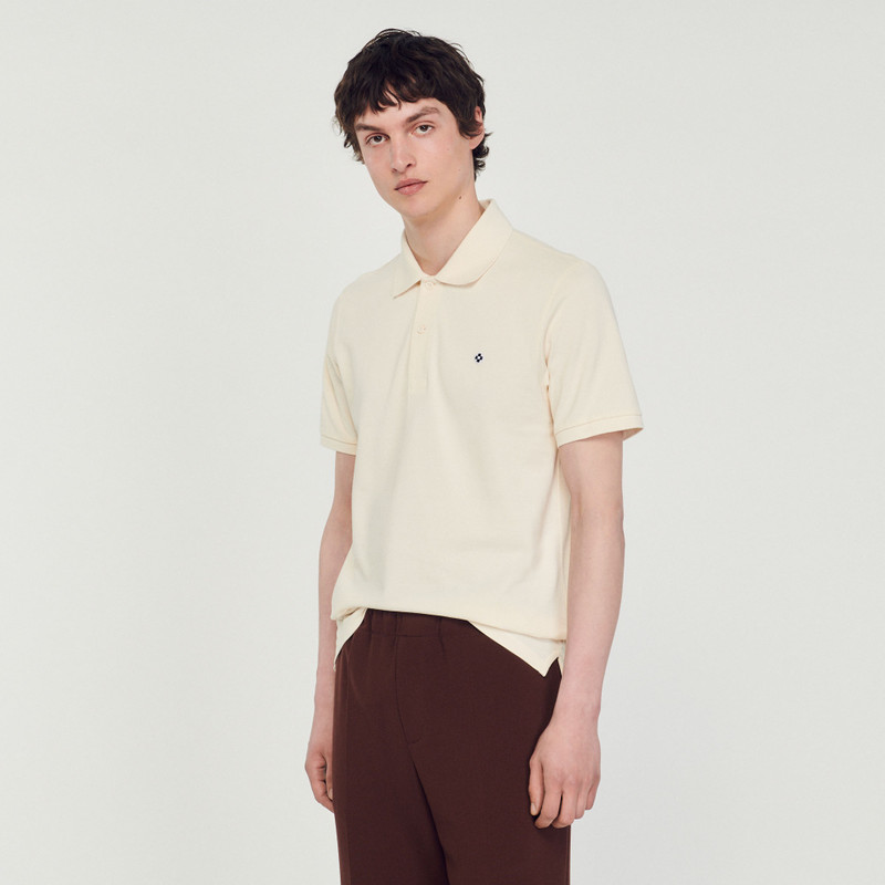 Polo shirt with Square Cross patch 5