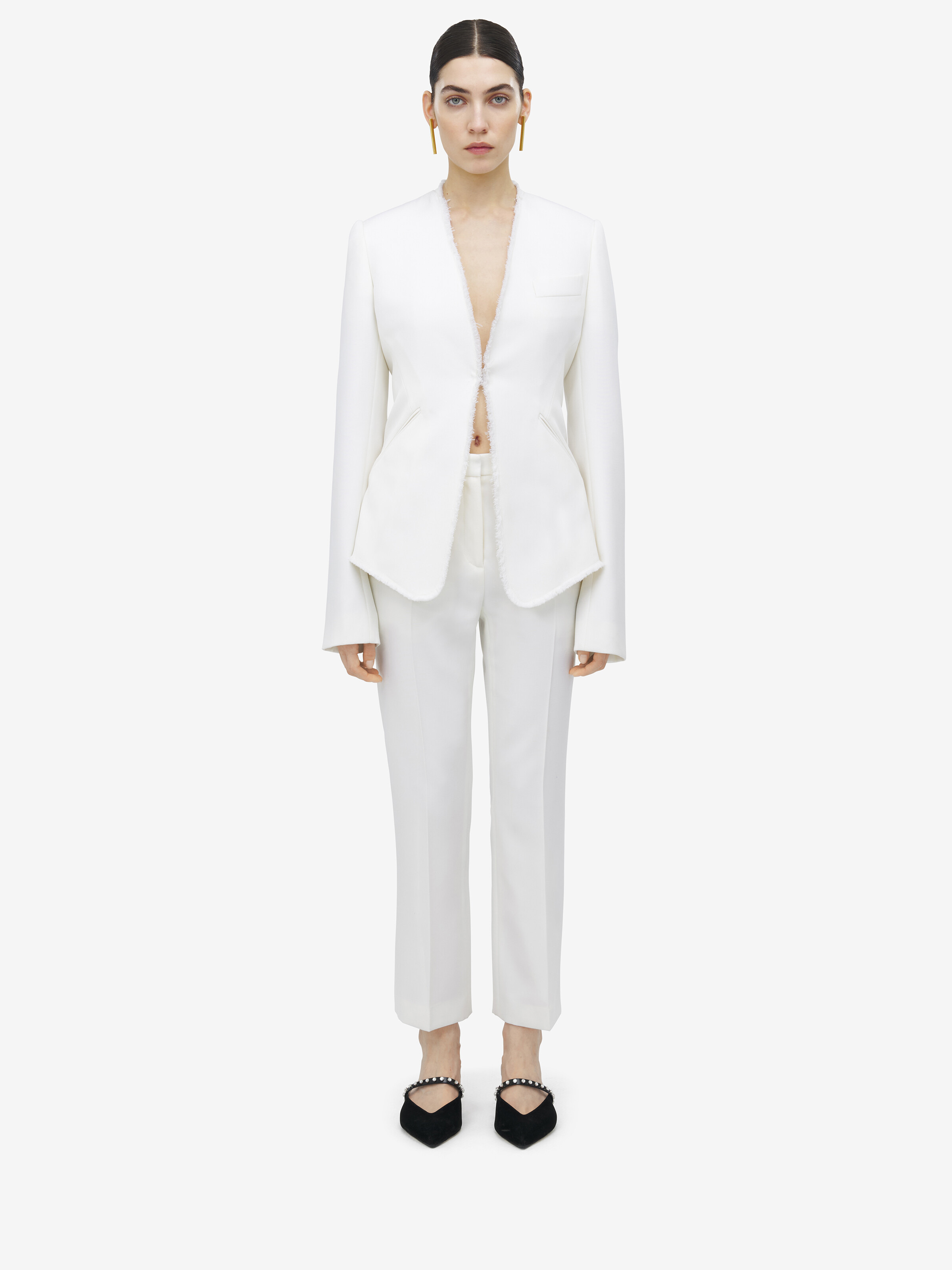 Raw Edge Tailored Jacket - 3