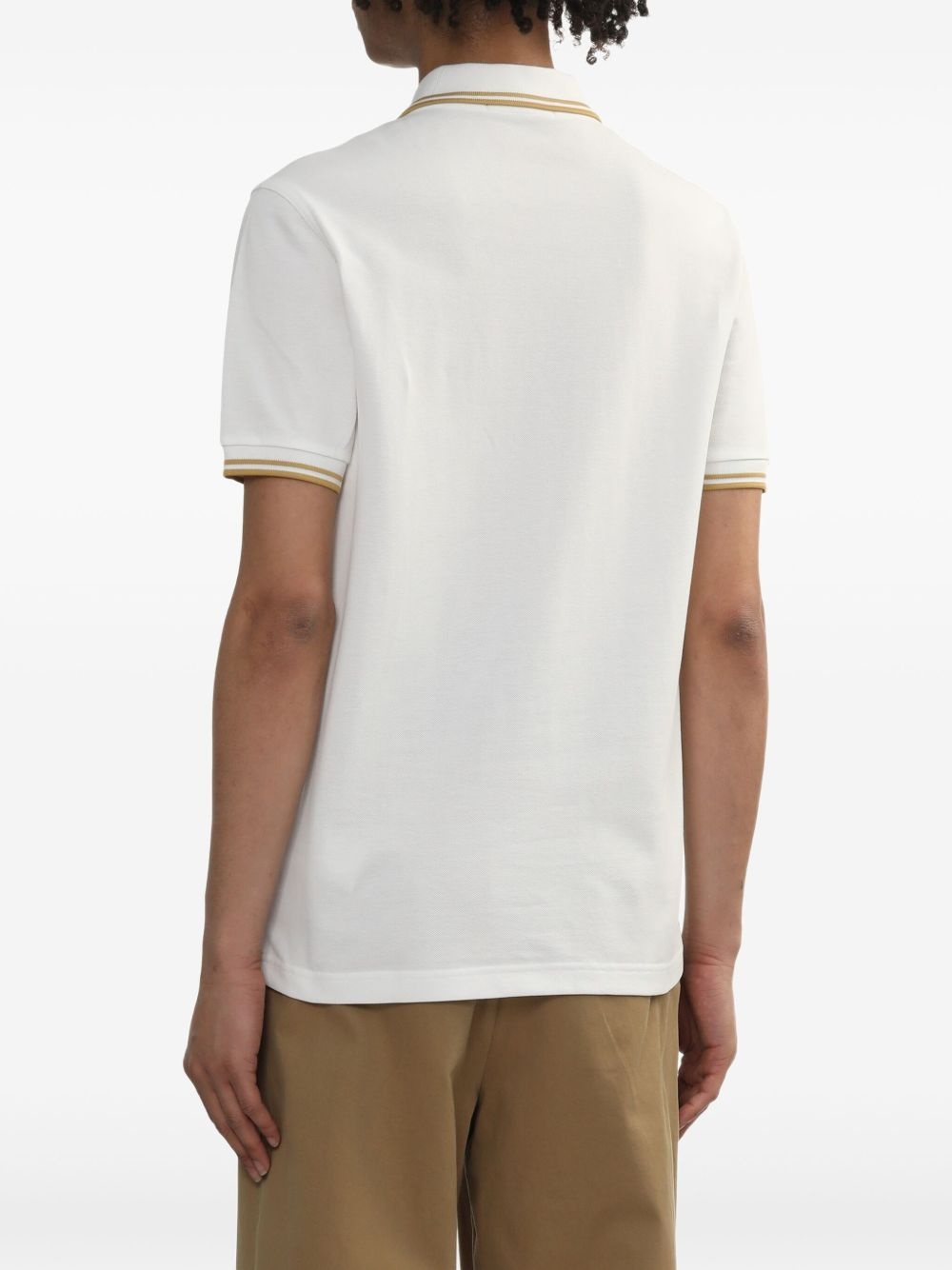 logo-embroidered polo shirt - 4
