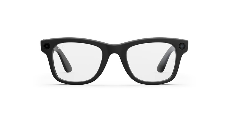 Ray-Ban Meta Wayfarer (Gen 2) Matte Black Clear Lenses 1