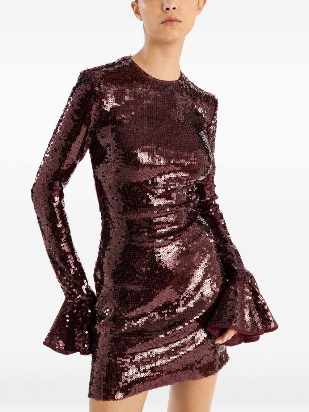 sequin-embellishment mini dress - 4