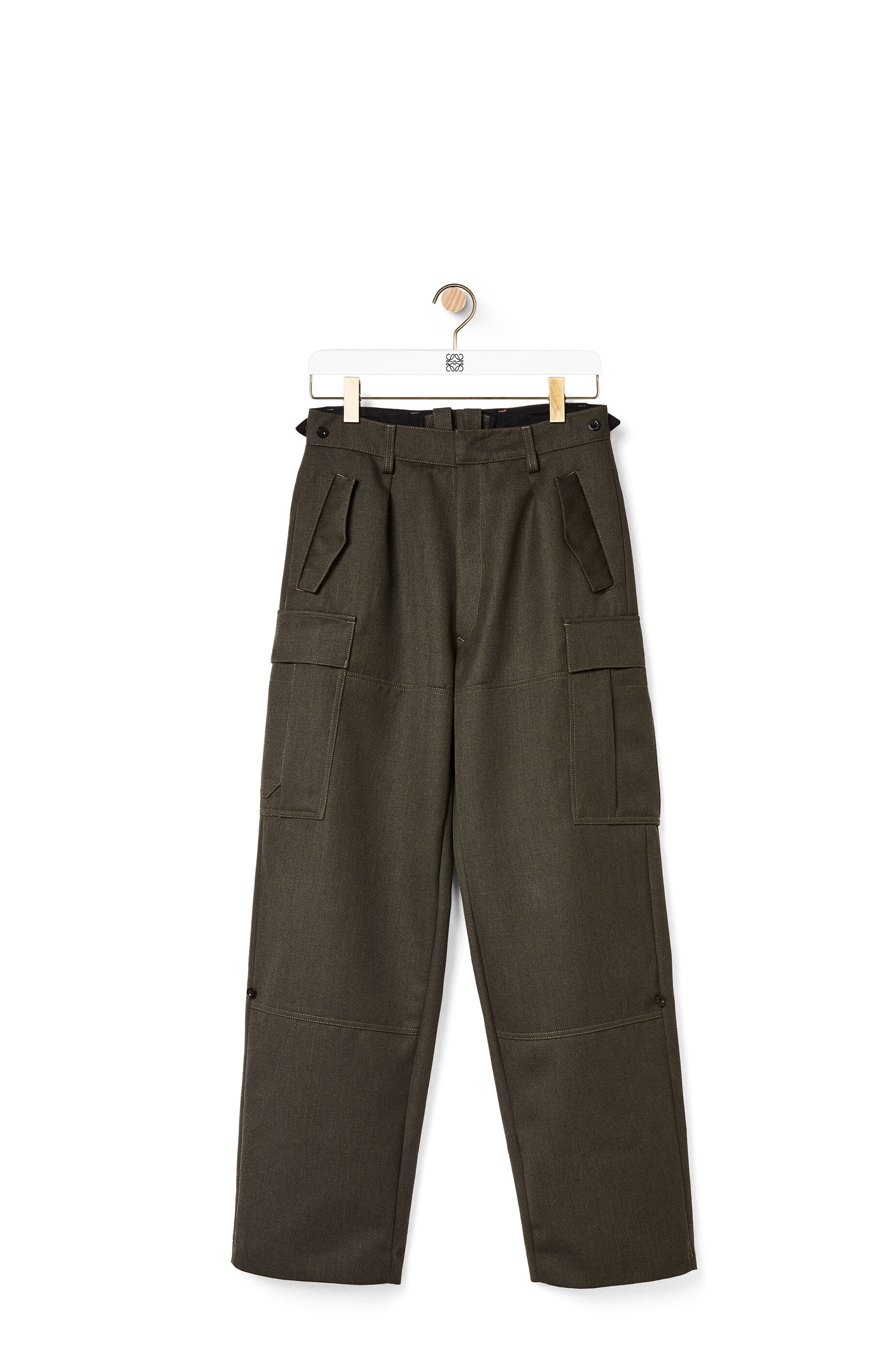 Cargo trousers in wool - 1