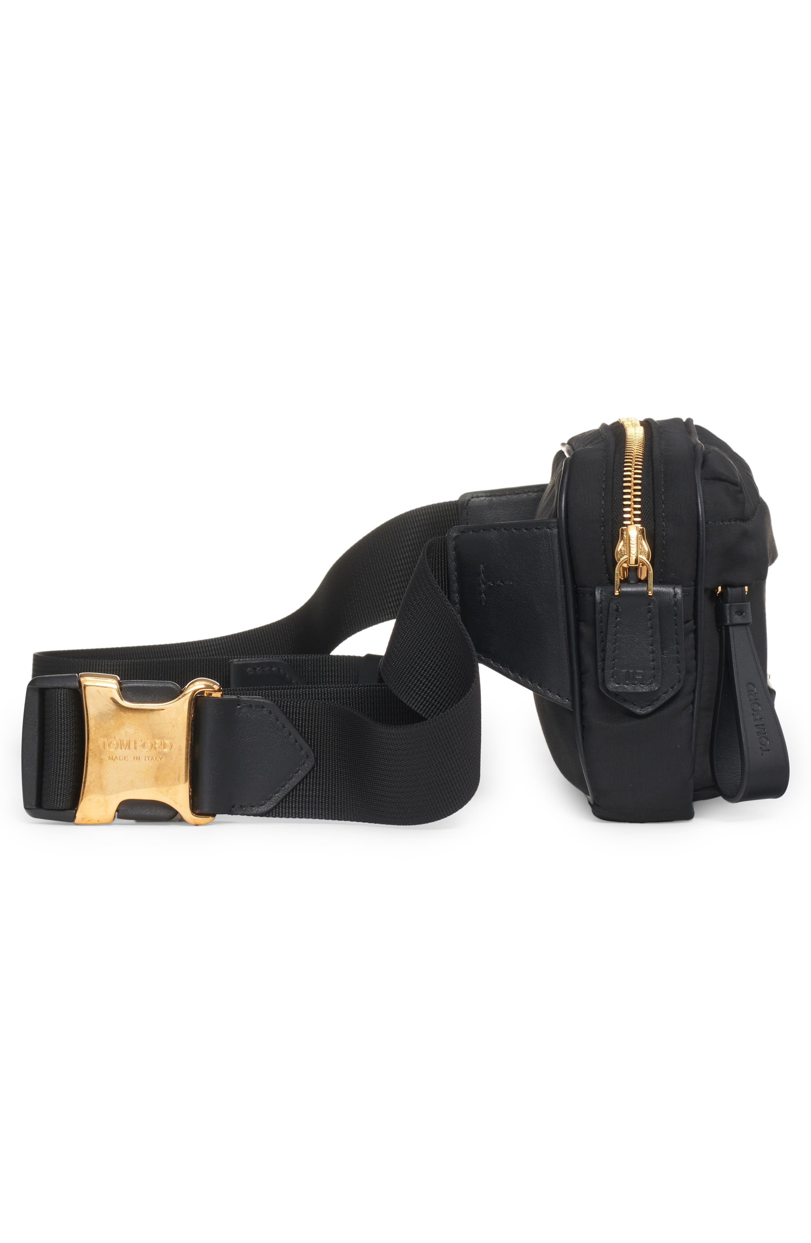TOM FORD Recycled Nylon Waist Bag in Black at Nordstrom - 5