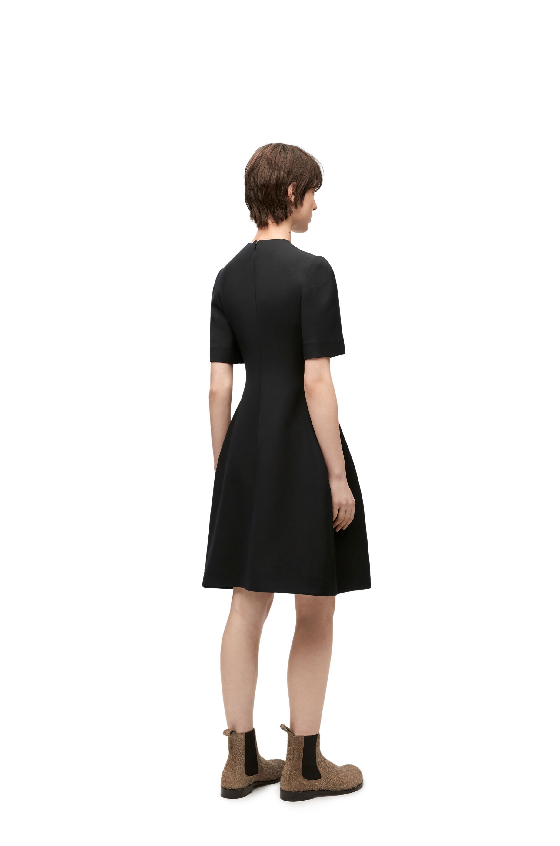 Dress in silk and wool - 3