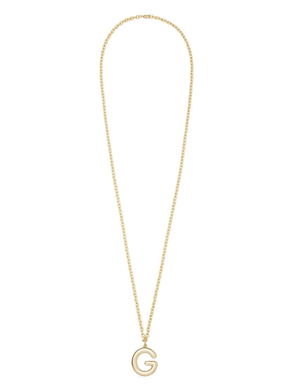 Big Puffy Initial necklace - 1
