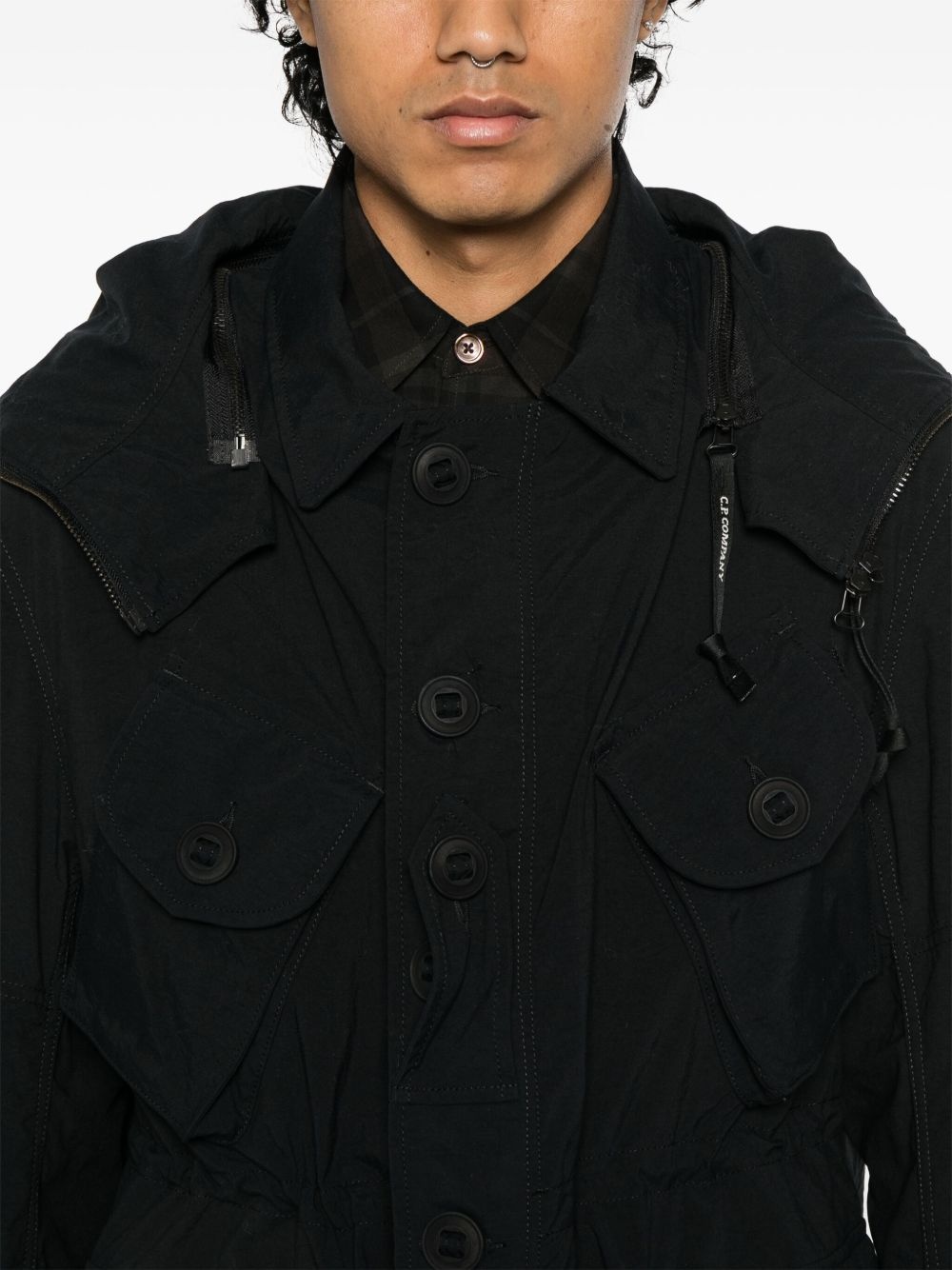x C.P. Goggles-deailed parka - 5