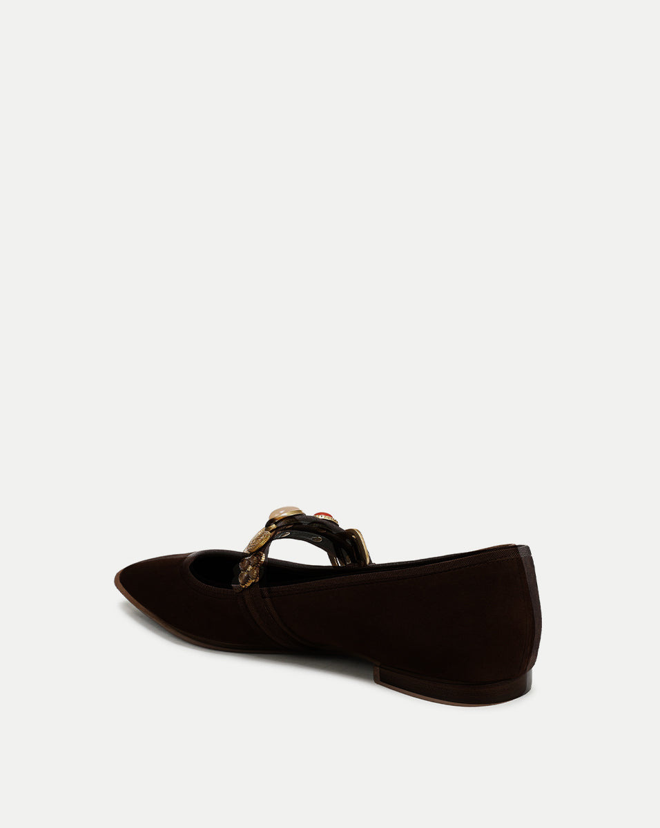 SELENE EMBELLISHED FLAT - 4