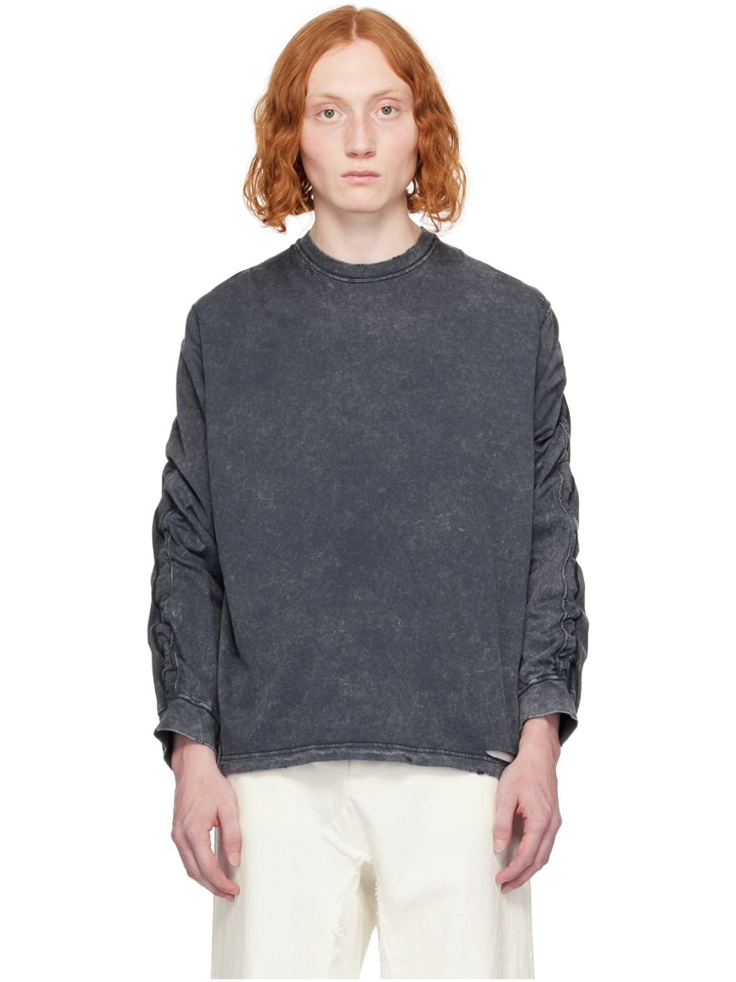 Gray Vessel Long Sleeve T-Shirt - 1