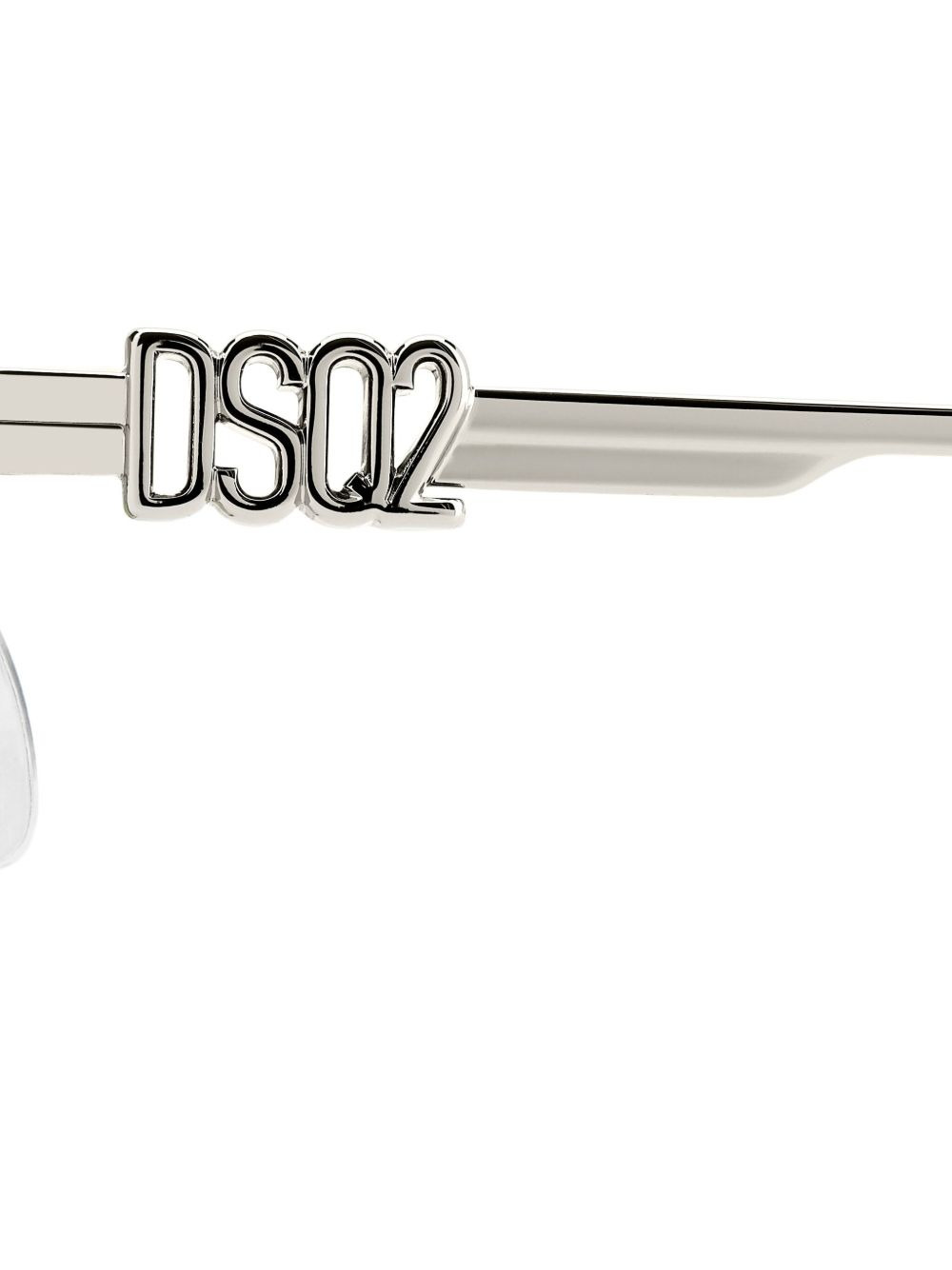 logo-plaque rimless sunglasses - 5