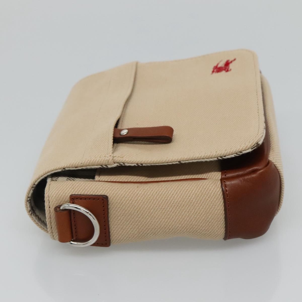 Burberry Nova Check Blue Label Shoulder Bag Canvas Beige Brown - 5