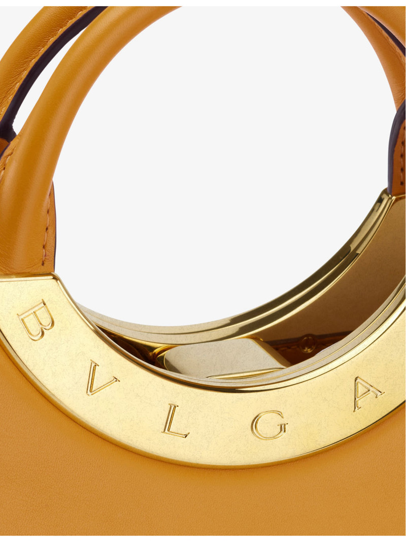 BVLGARI Roma small leather top-handle bag outlook