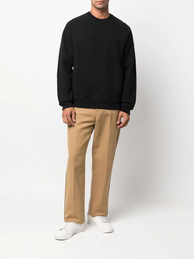 Ten C crewneck cotton sweatshirt outlook